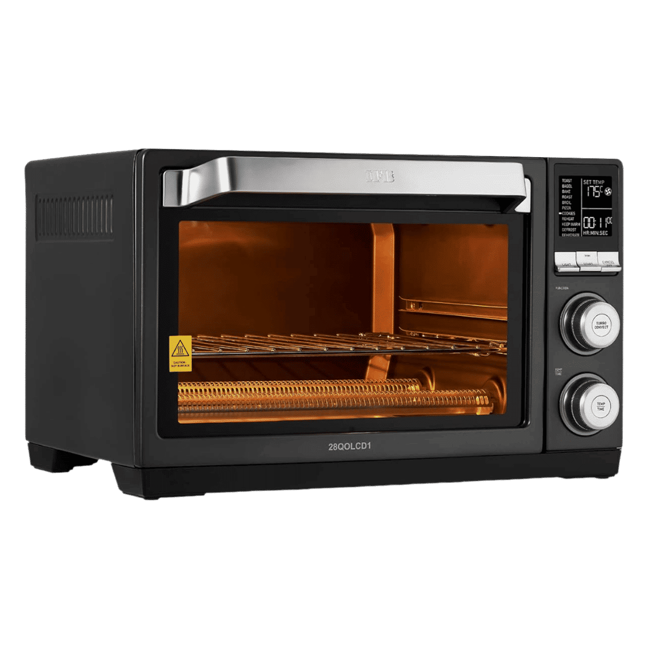 IFB 28L Quartz Oven with 4 Quartz Heating Mechanism (28QOLCD1, Dark Grey)_7
