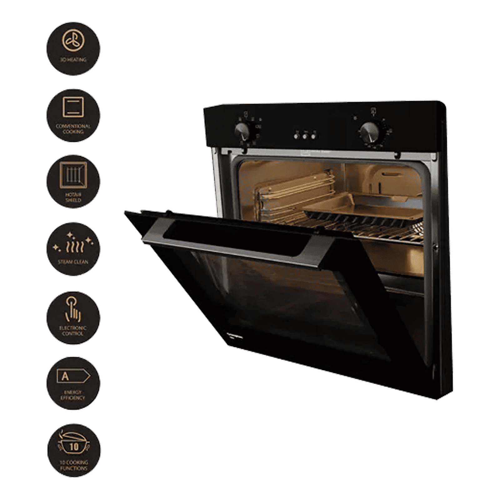 Crompton Voila 78L Built-in Convection Microwave Oven with 3D Heating Technology (Midnight Black)_10