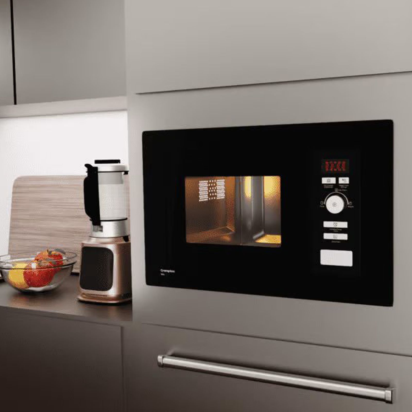 Crompton Voila 20L Built-in Solo Microwave Oven with 8 Autocook Menus (MWO-VOSOL20L-MBL, Midnight Black)_9