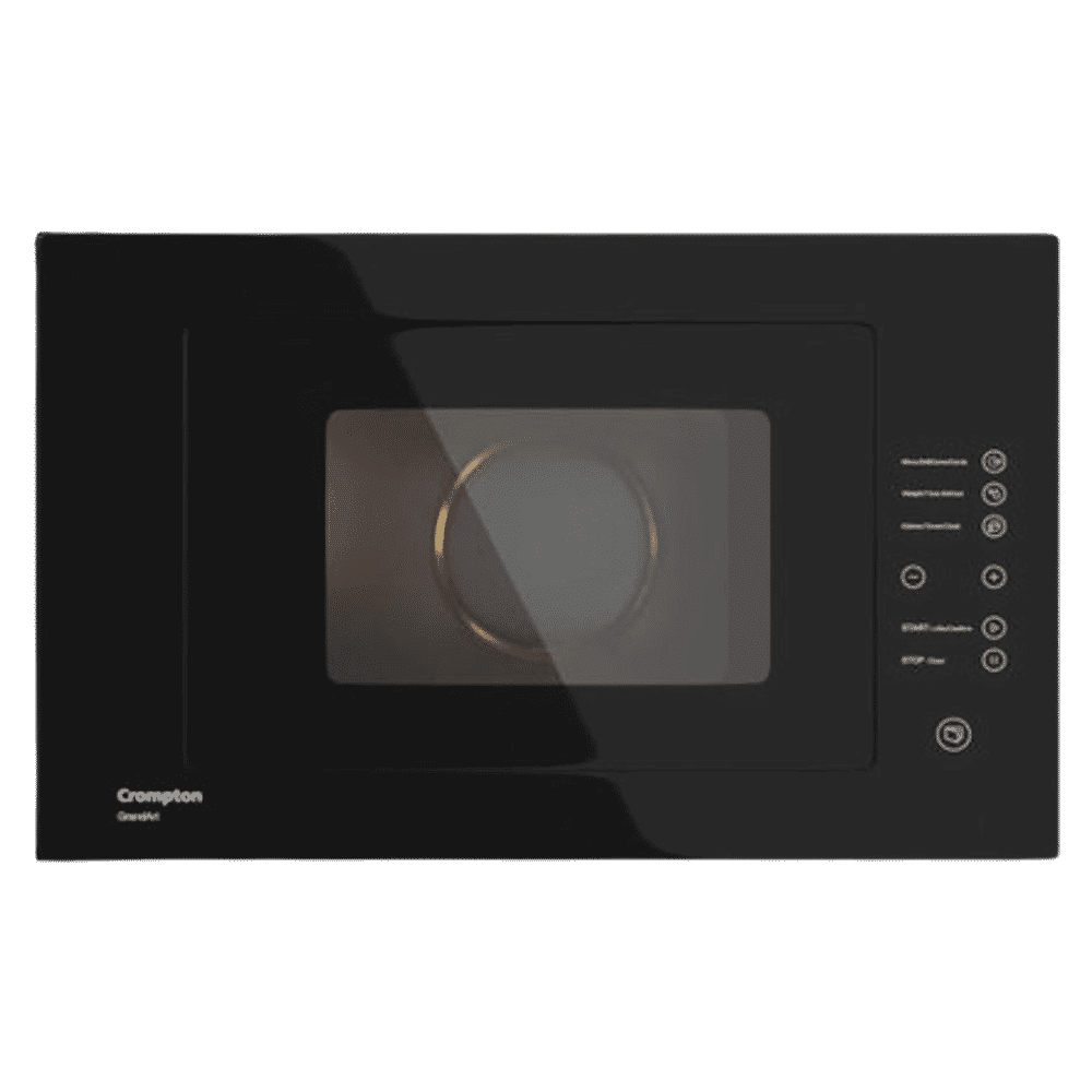 Crompton GrandArt 25L Built-in Convection Microwave Oven with 8 Autocook Menus (MWO-GACON25L--MBL, Midnight Black)_1