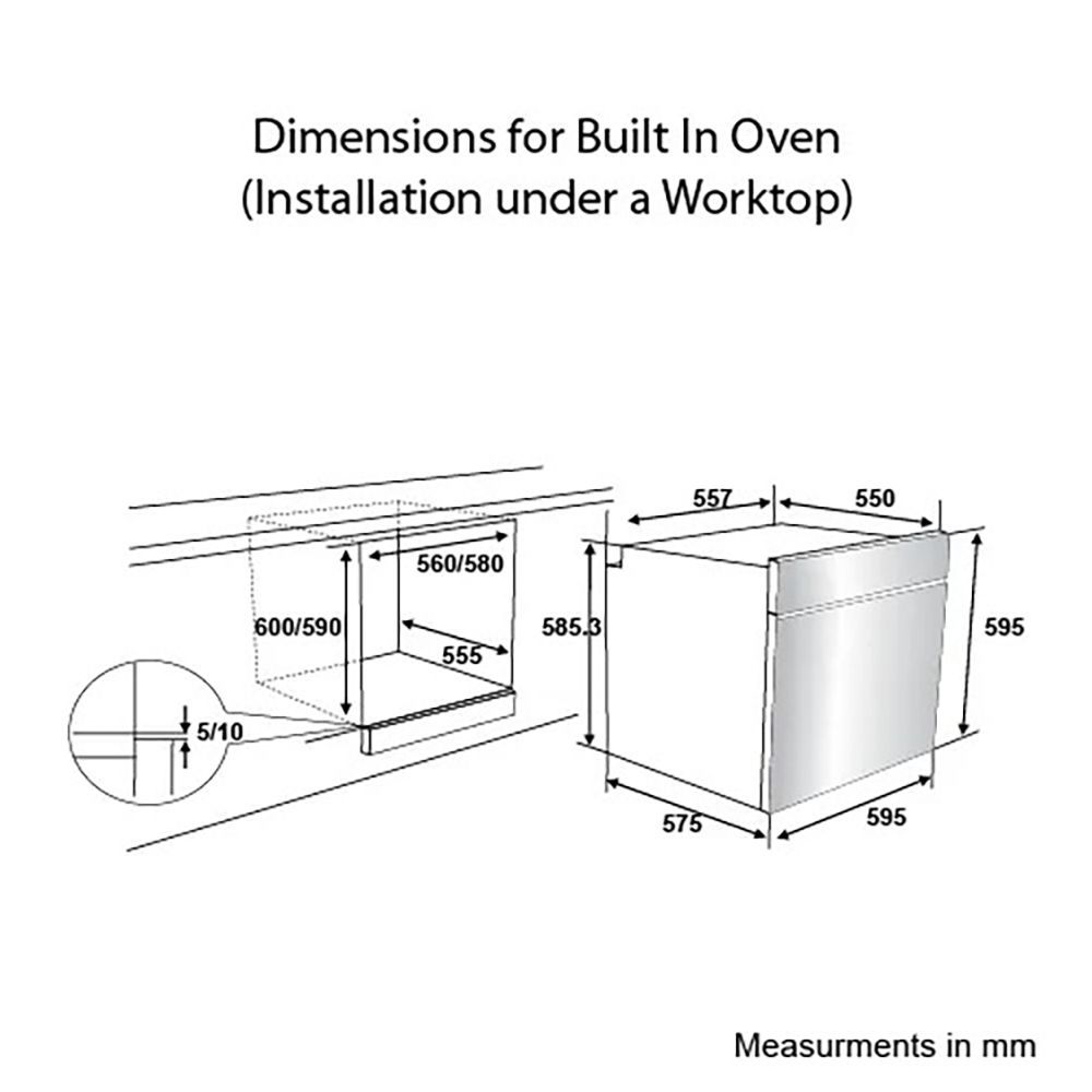 Crompton GrandArt 78L Built-in Microwave Oven with 3D Heating Technology (Midnight Black)_6