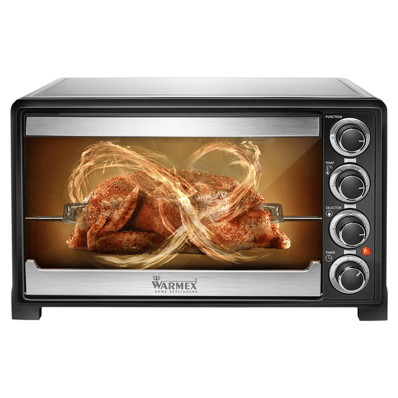 WARMEX MB35L 35L Oven Toaster Grill with 14 Autocook Menus (Black)_1