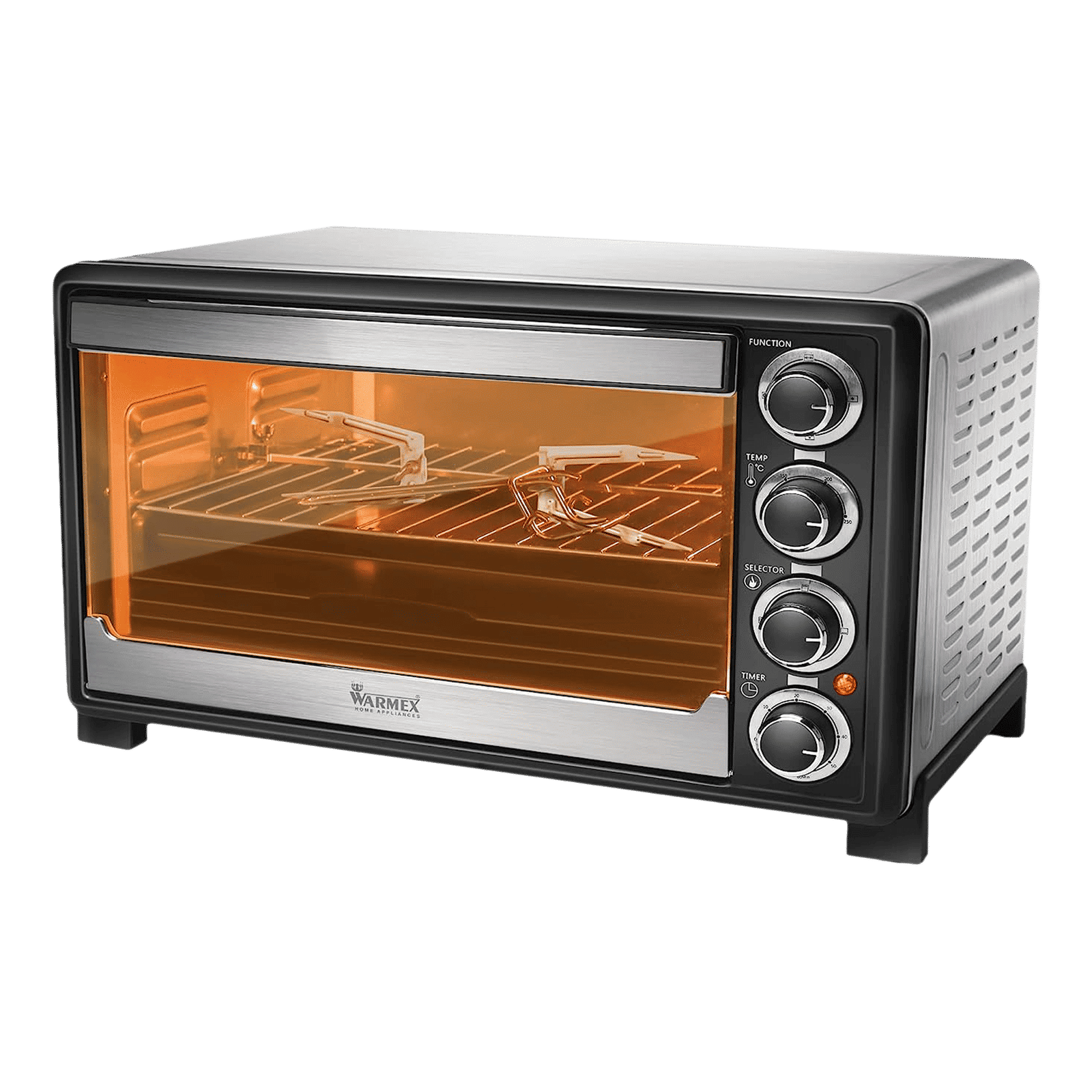 WARMEX MB35L 35L Oven Toaster Grill with 14 Autocook Menus (Black)_4