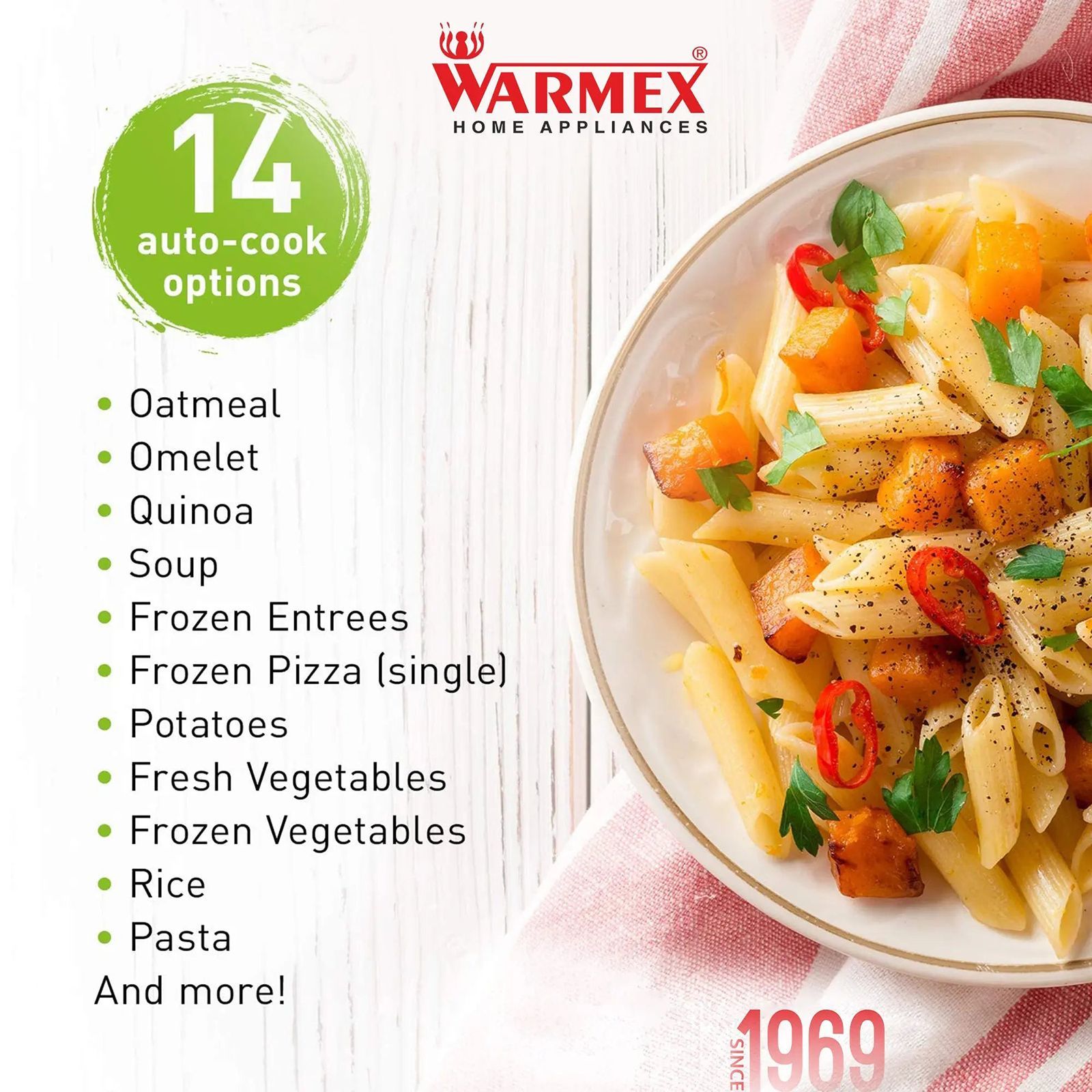 WARMEX MB20L/R&C 20L Oven Toaster Grill with 14 Autocook Menus (Black)_12