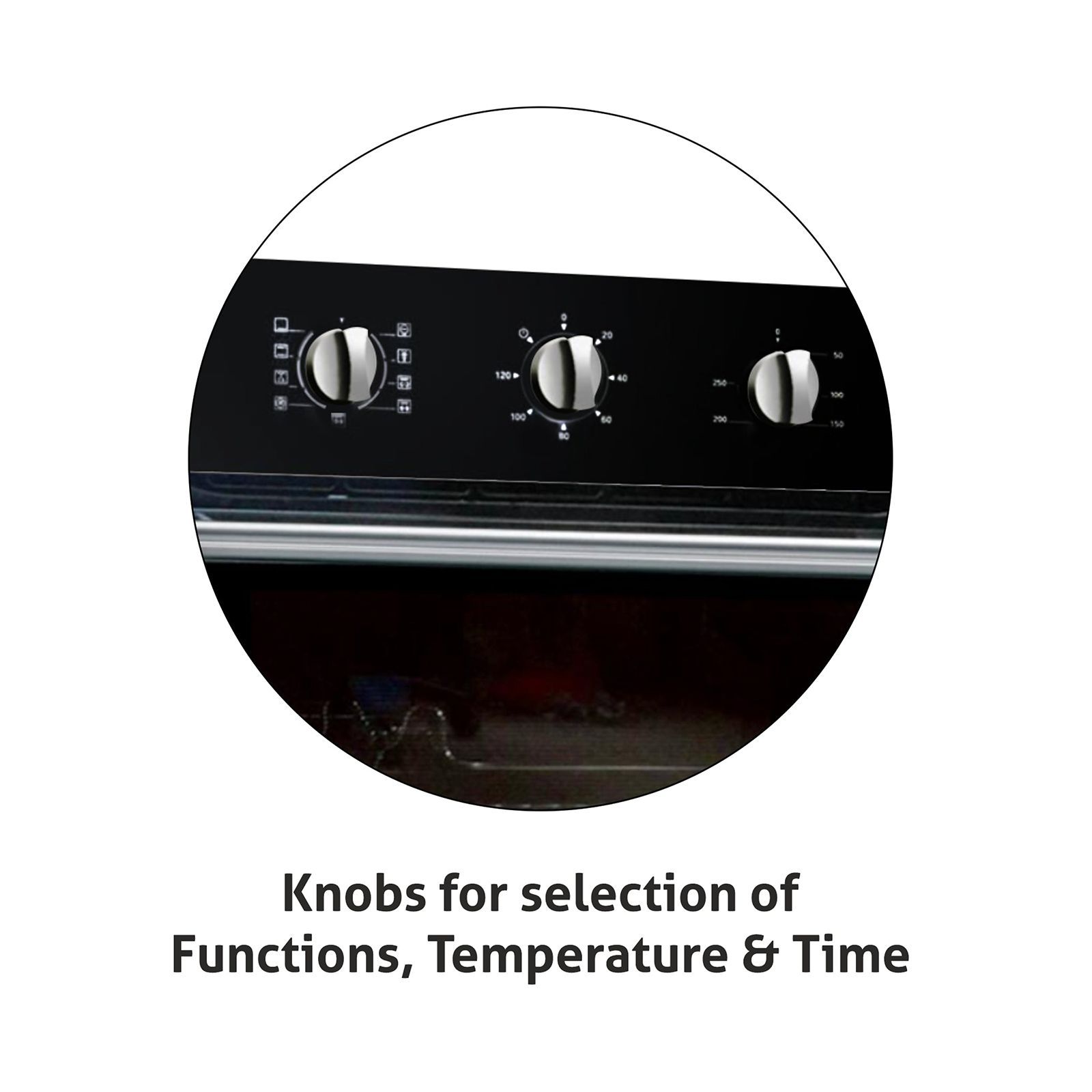 GLEN 660 MRT BL 78L Built-in Microwave with Turbo Convection Fan (BO-660MRTBL, Black)_6