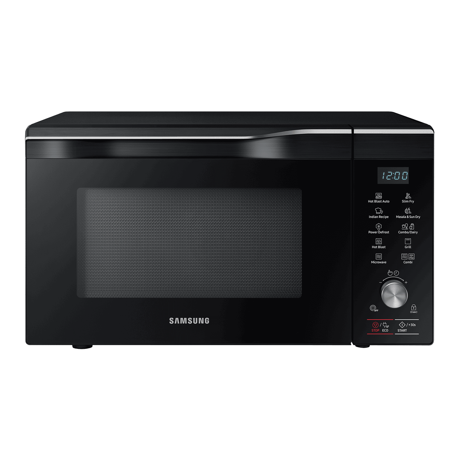 SAMSUNG 32L Convection Microwave Oven with SLIM FRY Technology (MC32A7056CK/TL, Black)_1