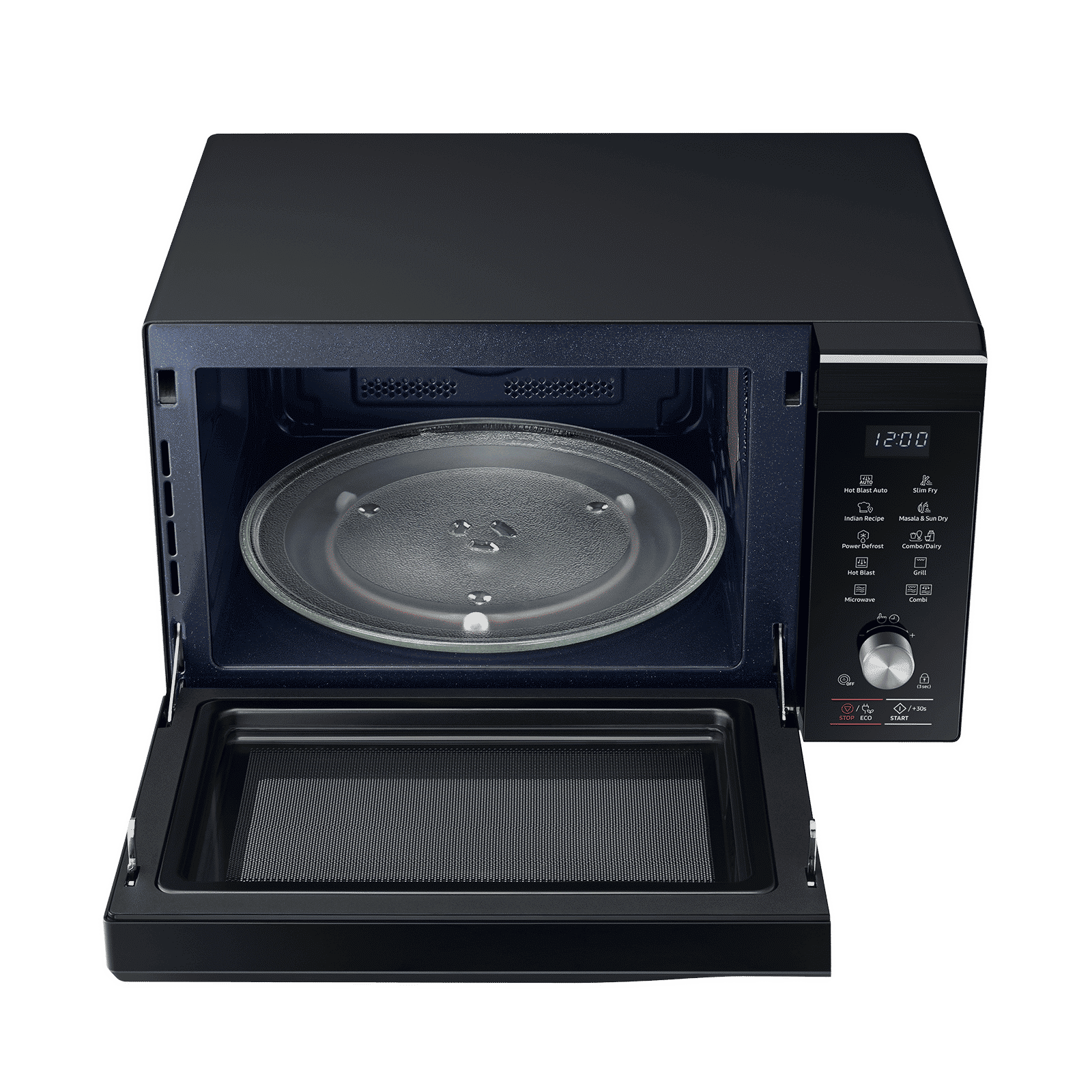 SAMSUNG 32L Convection Microwave Oven with SLIM FRY Technology (MC32A7056CK/TL, Black)_15