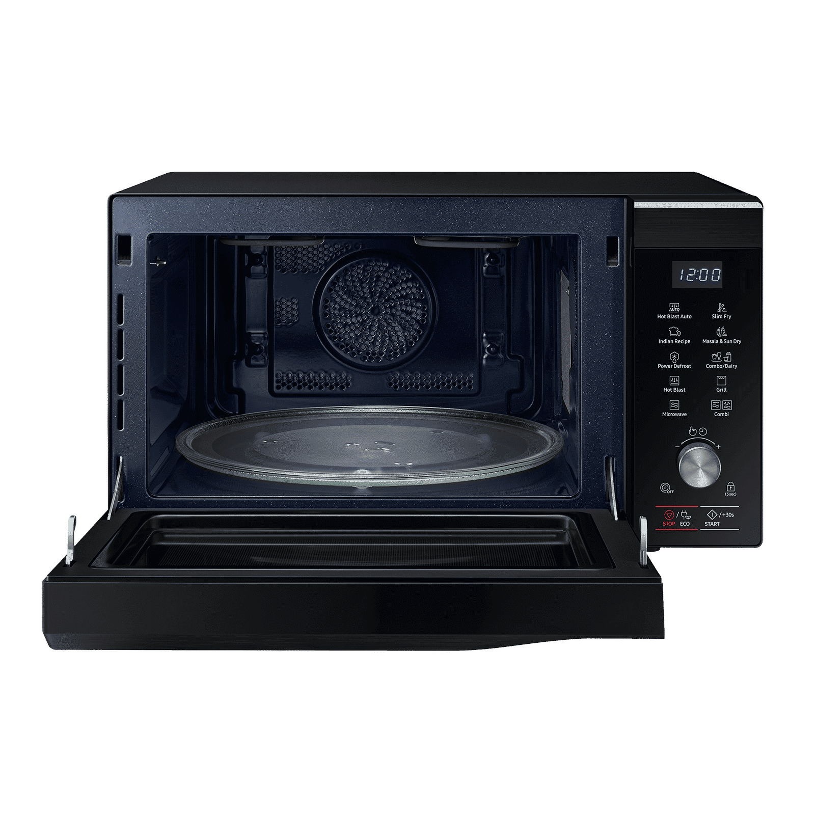 SAMSUNG 32L Convection Microwave Oven with SLIM FRY Technology (MC32A7056CK/TL, Black)_5