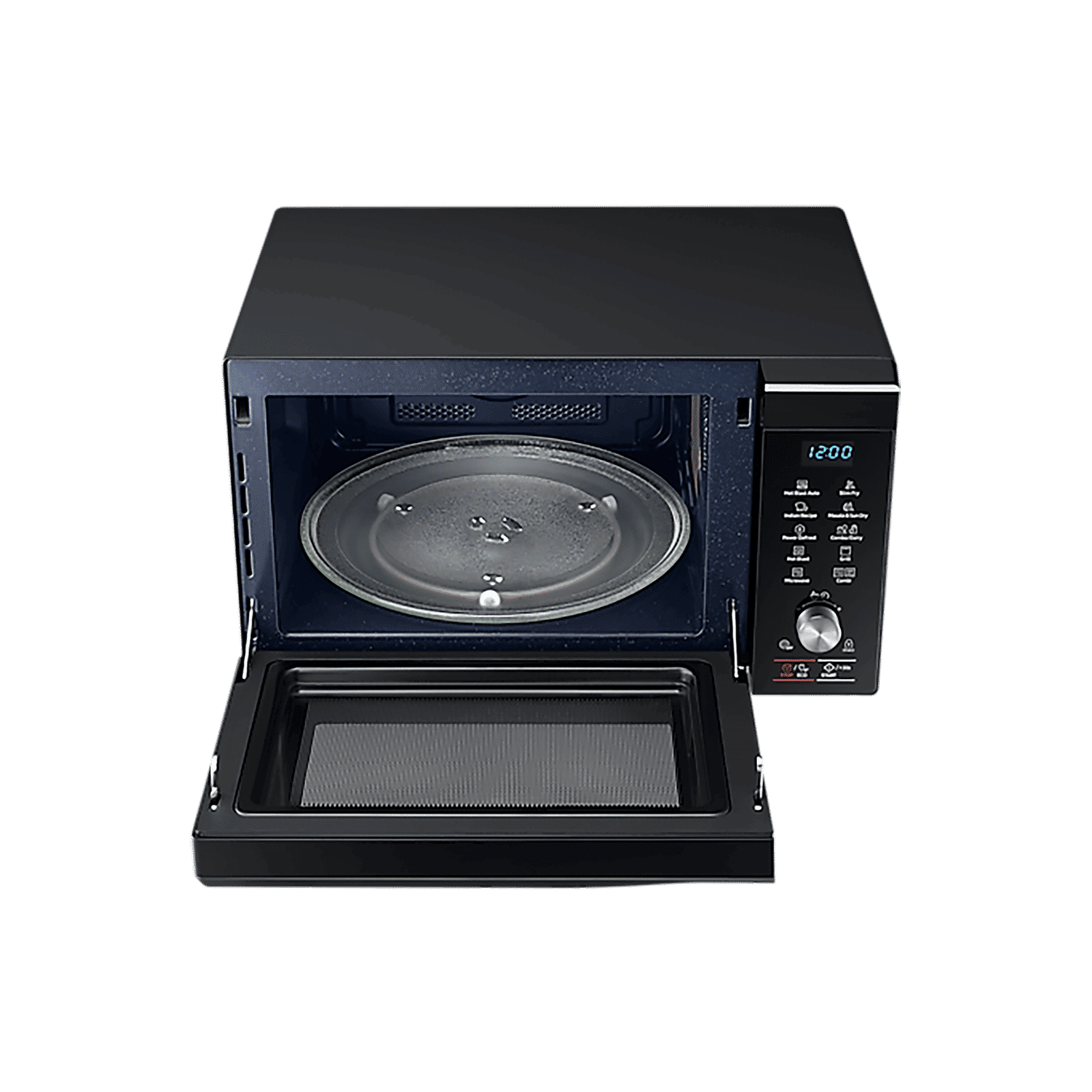 SAMSUNG 32L Convection Microwave Oven with SLIM FRY Technology (MC32A7056CK/TL, Black)_10