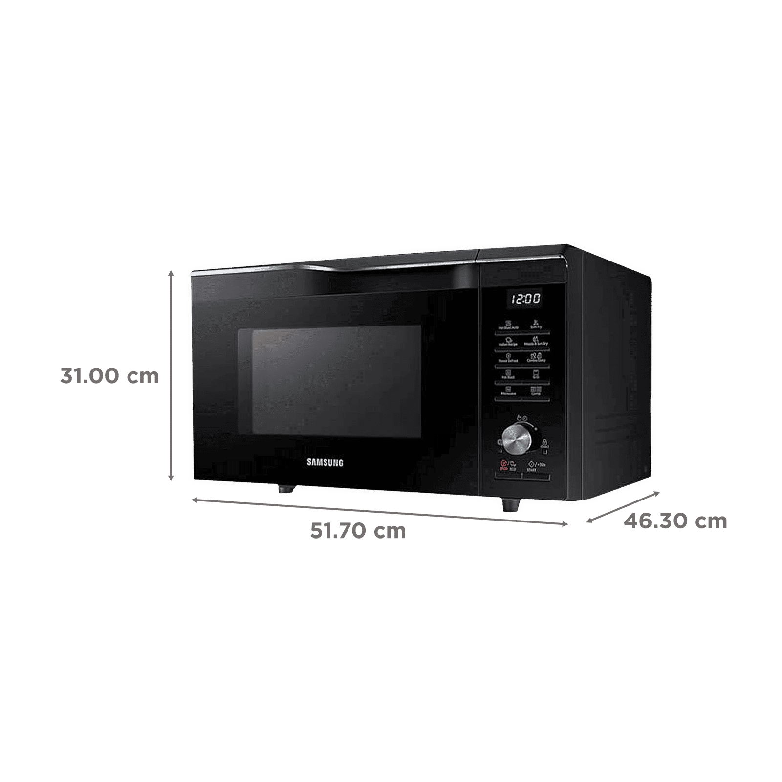 SAMSUNG 28L Convection Microwave Oven with SLIM FRY Technology (MC28A6036QK/TL, Black) SAMSUNG 28L Convection Microwave Oven with SLIM FRY Technology (MC28A6036QK/TL, Black)_2