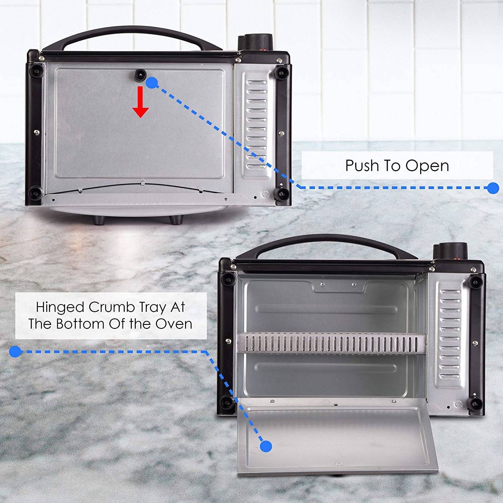 AGARO Marvel 9L Oven Toaster Grill with Automatic Thermostat (Black)_5