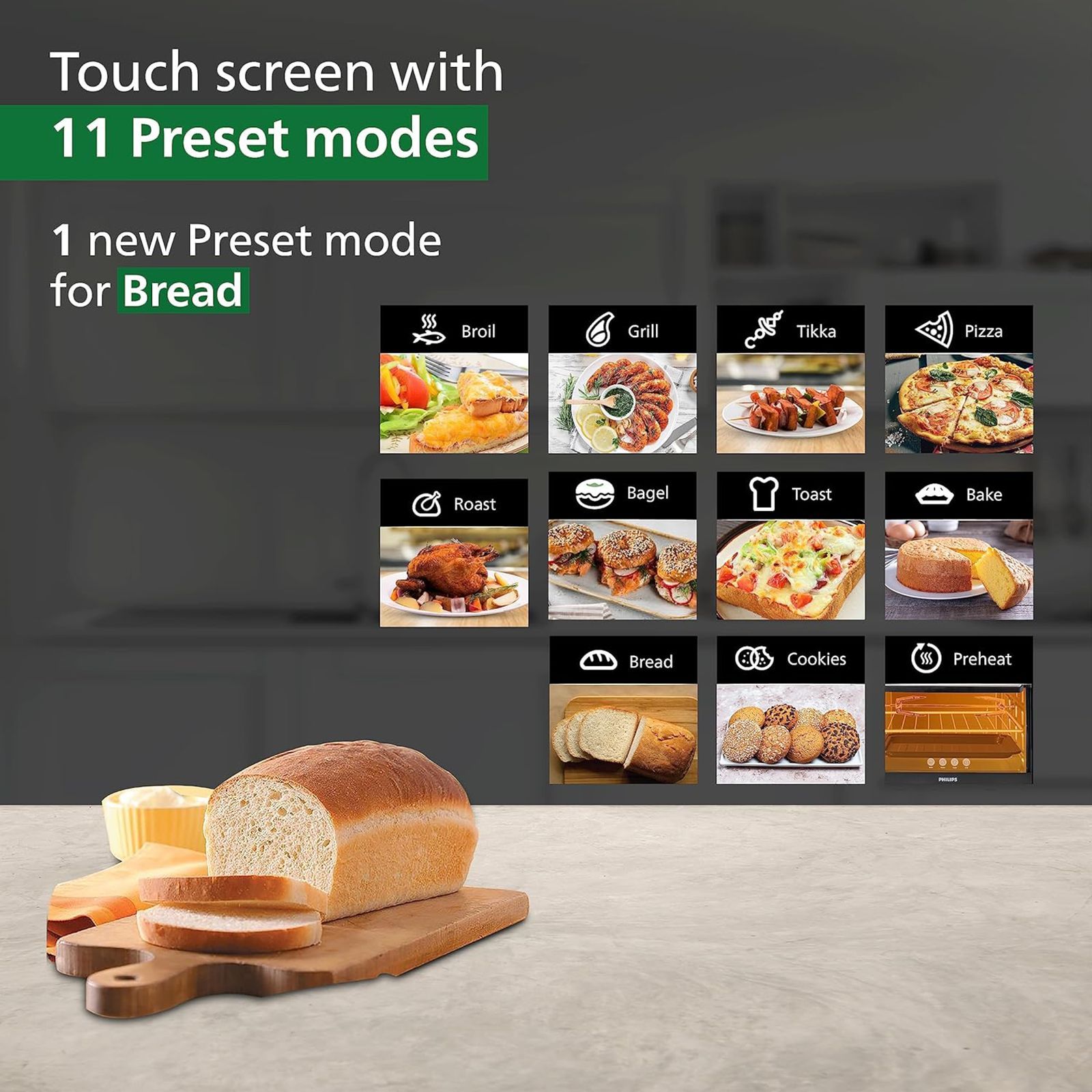 PHILIPS 55L Oven Toaster Grill with Opti Temp Technology (HD6977/00, Black)_7