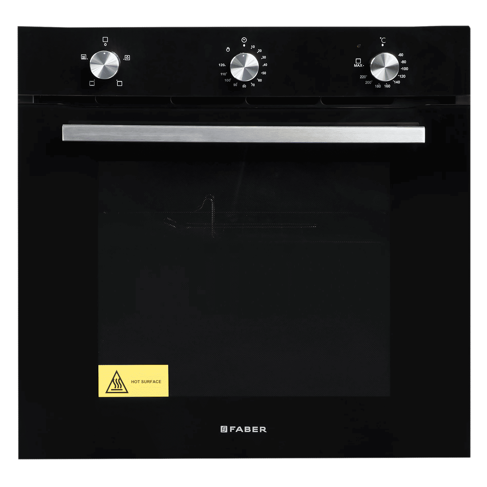 FABER FBIO 4F BK 80L Built-in Microwave Oven with Mechanical Timer (116.0680.002, Black)_1