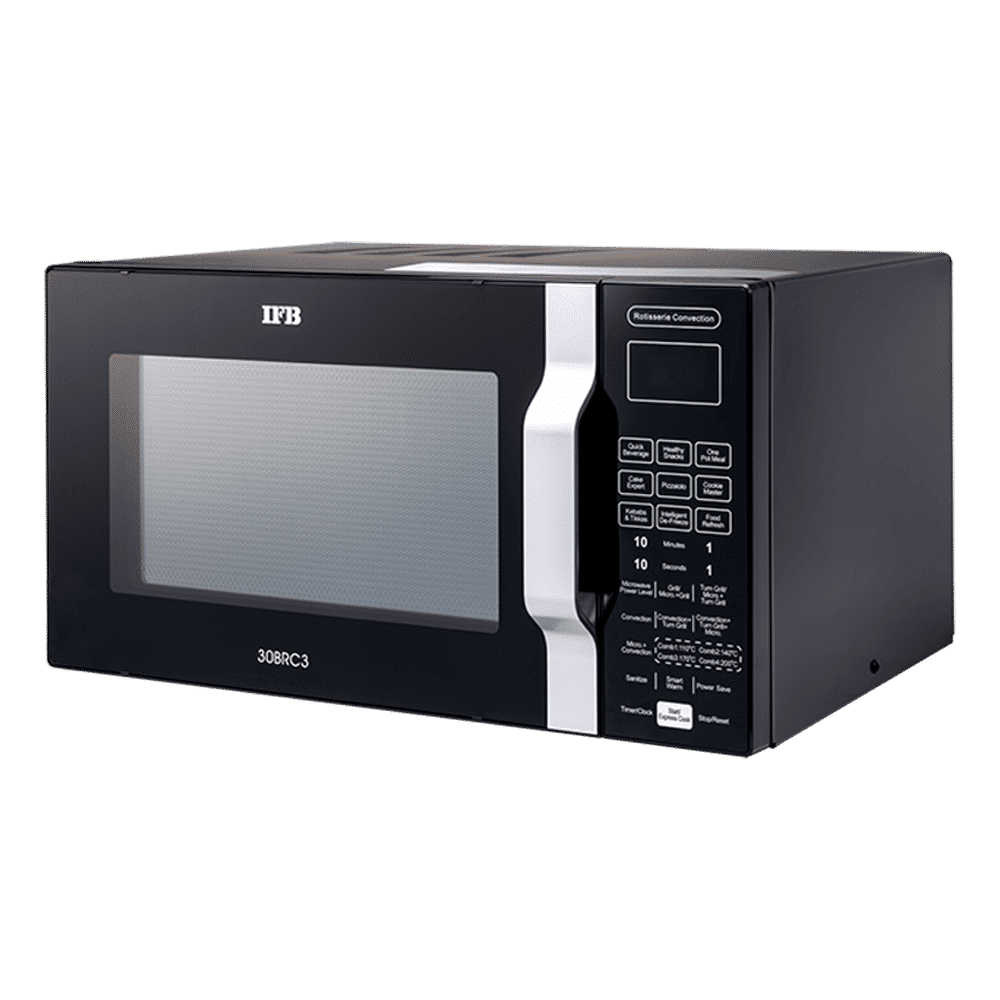 IFB 30L Convection Microwave Oven with 101 Autocook Menus (30BRC3, Black) IFB 30L Convection Microwave Oven with 101 Autocook Menus (30BRC3, Black)_12