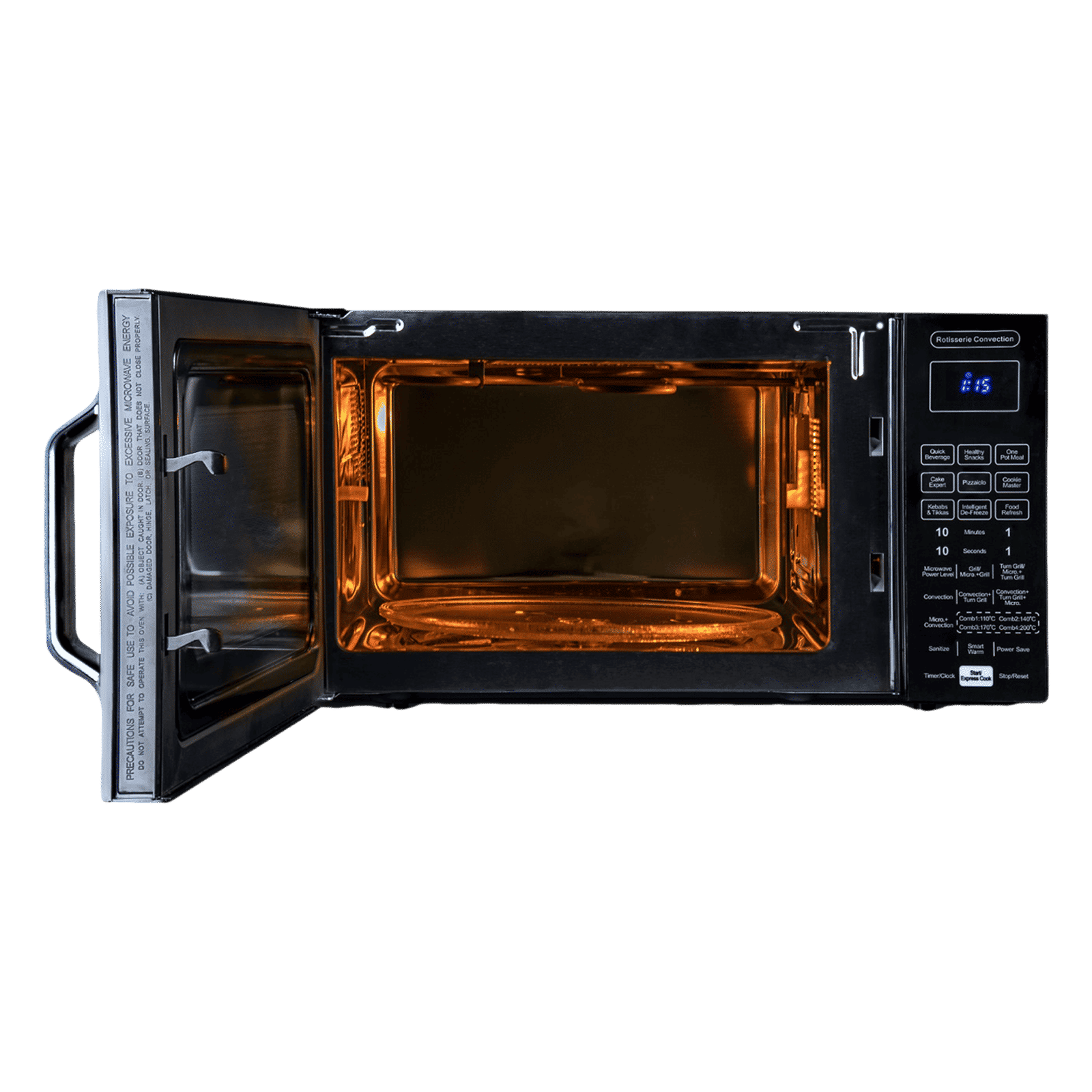 IFB 30L Convection Microwave Oven with 101 Autocook Menus (30BRC3, Black) IFB 30L Convection Microwave Oven with 101 Autocook Menus (30BRC3, Black)_5