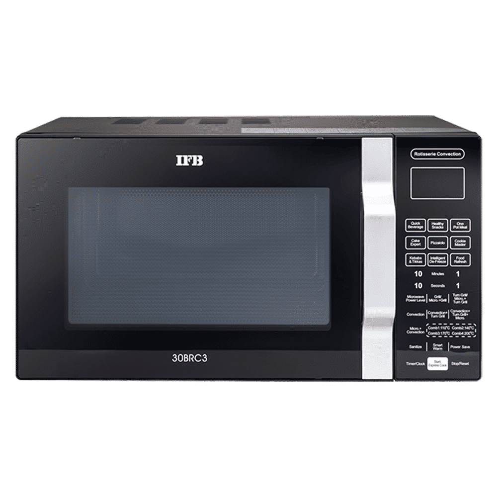 IFB 30L Convection Microwave Oven with 101 Autocook Menus (30BRC3, Black) IFB 30L Convection Microwave Oven with 101 Autocook Menus (30BRC3, Black)_8