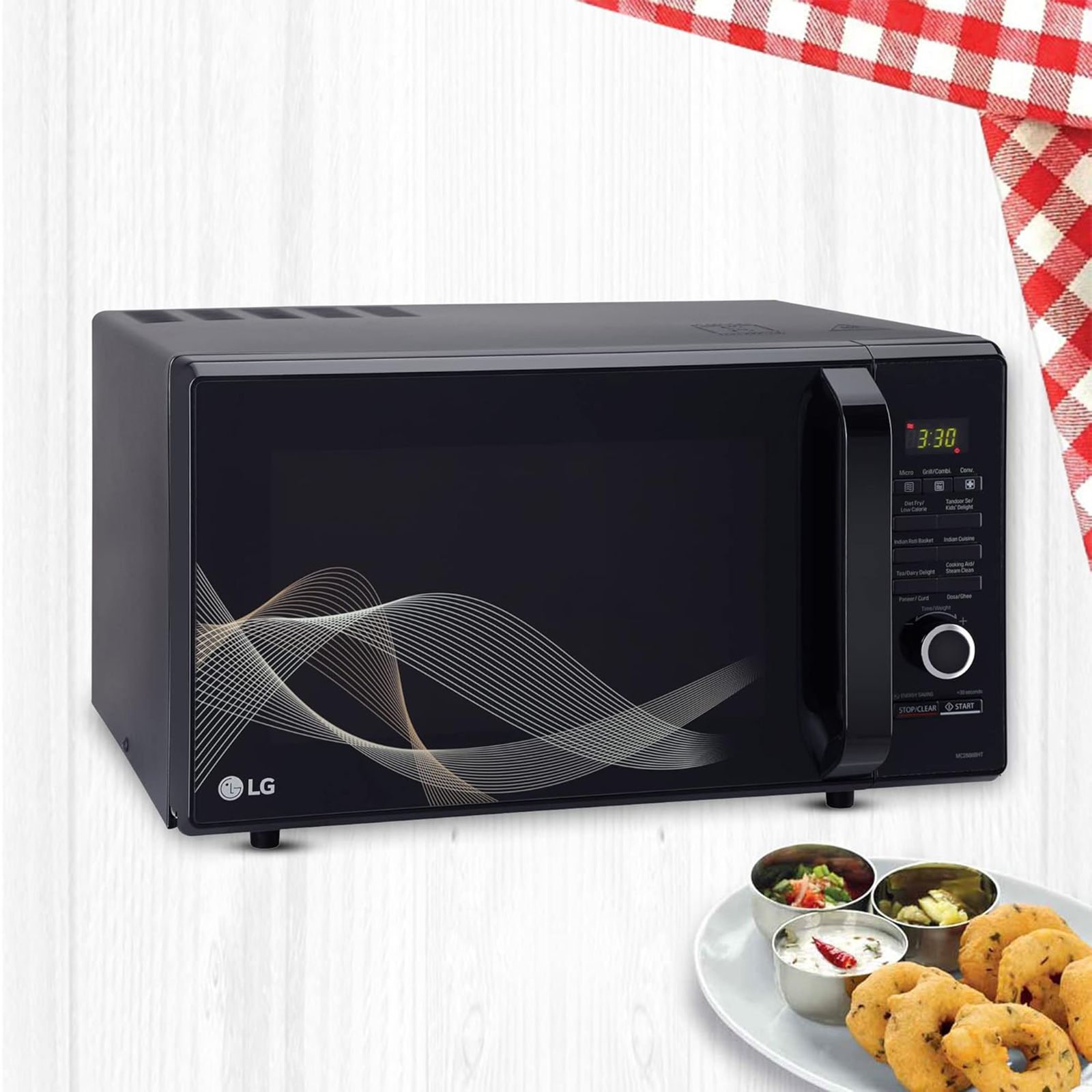 LG 28L Convection Microwave Oven with 251 Autocook Menu (Black)_19