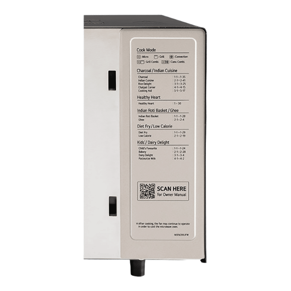 LG 28L Charcoal Convection Microwave Oven with Scan to Cook (MJEN286UFW, Black)_6