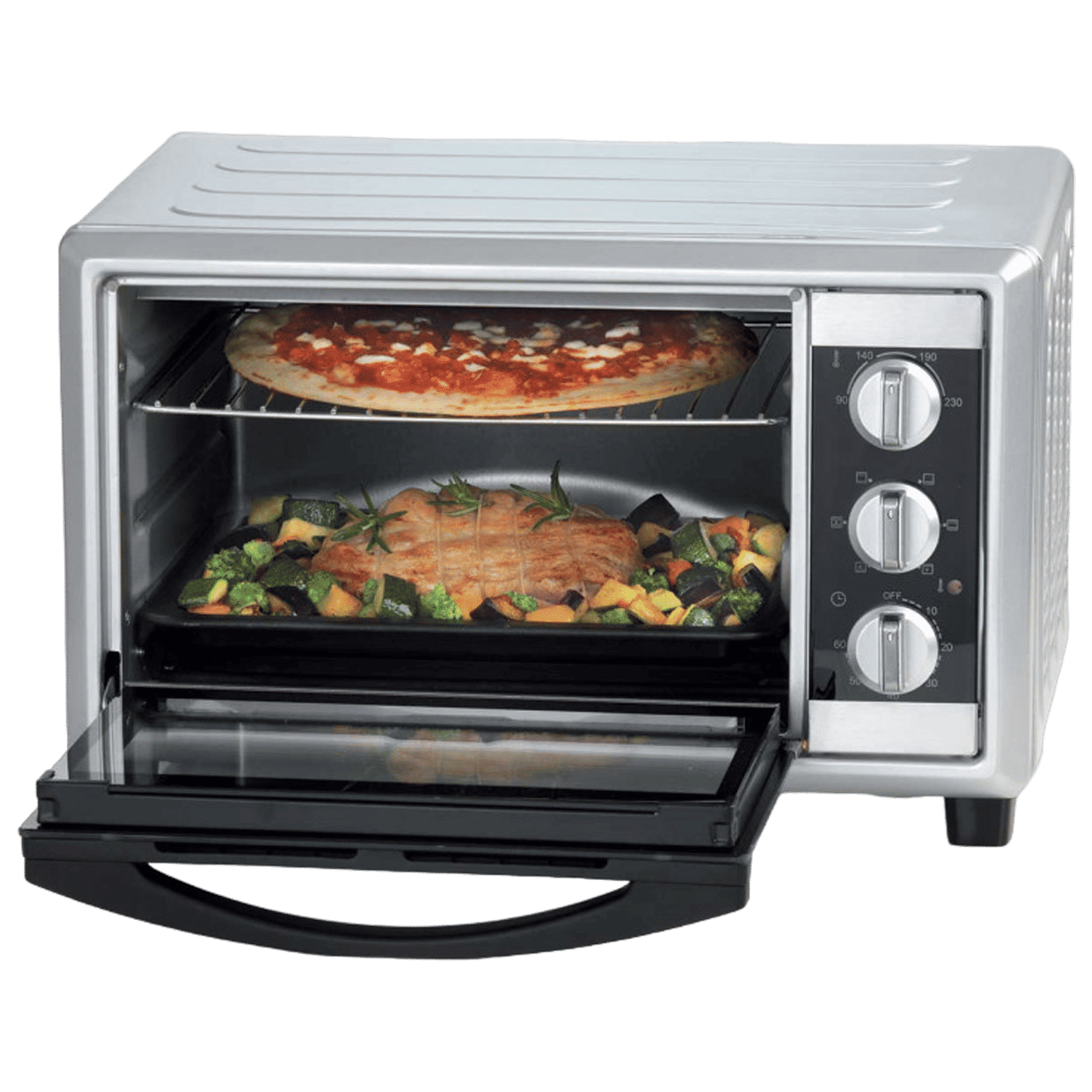 Ariete Bon Cuisine 250 25L Oven Toaster Grill with 6 Cooking Modes (Stainless Steel) _4