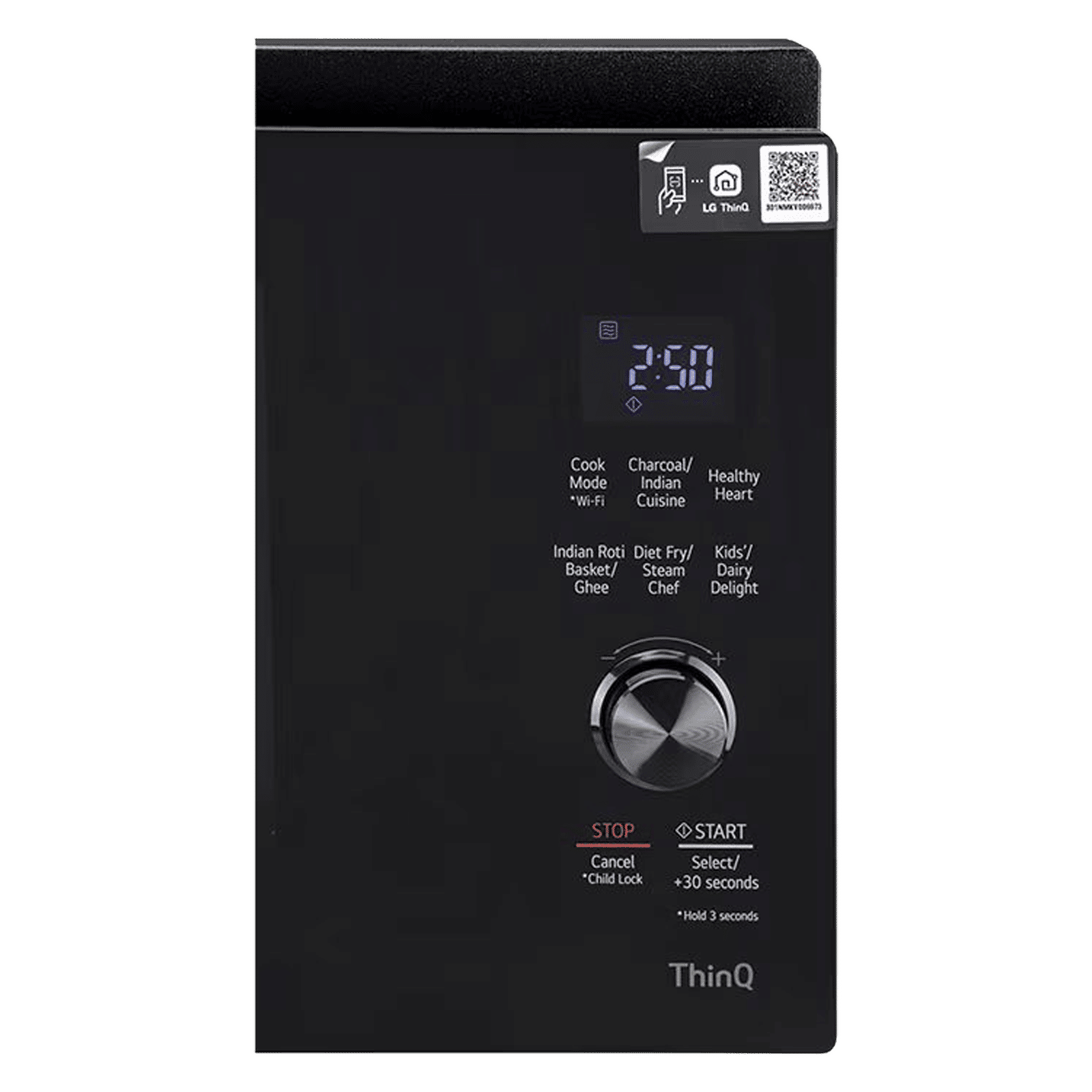 LG MJEN326SFW 32L Charcoal Convection Microwave Oven with Wi-Fi Enabled (Black Smog)_4