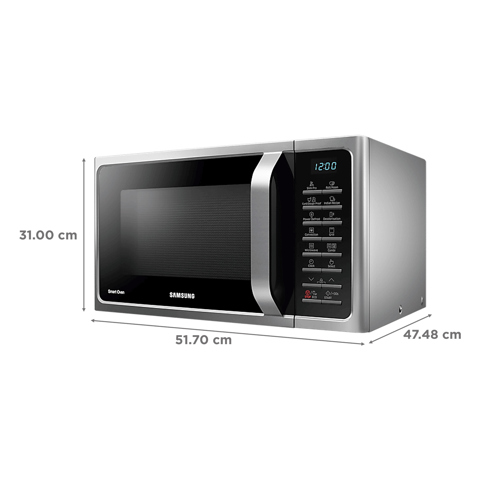 SAMSUNG 28L Convection Microwave Oven with Slim Fry Technology (MC28A5025VS/TL, Black) SAMSUNG 28L Convection Microwave Oven with Slim Fry Technology (MC28A5025VS/TL, Black)_2