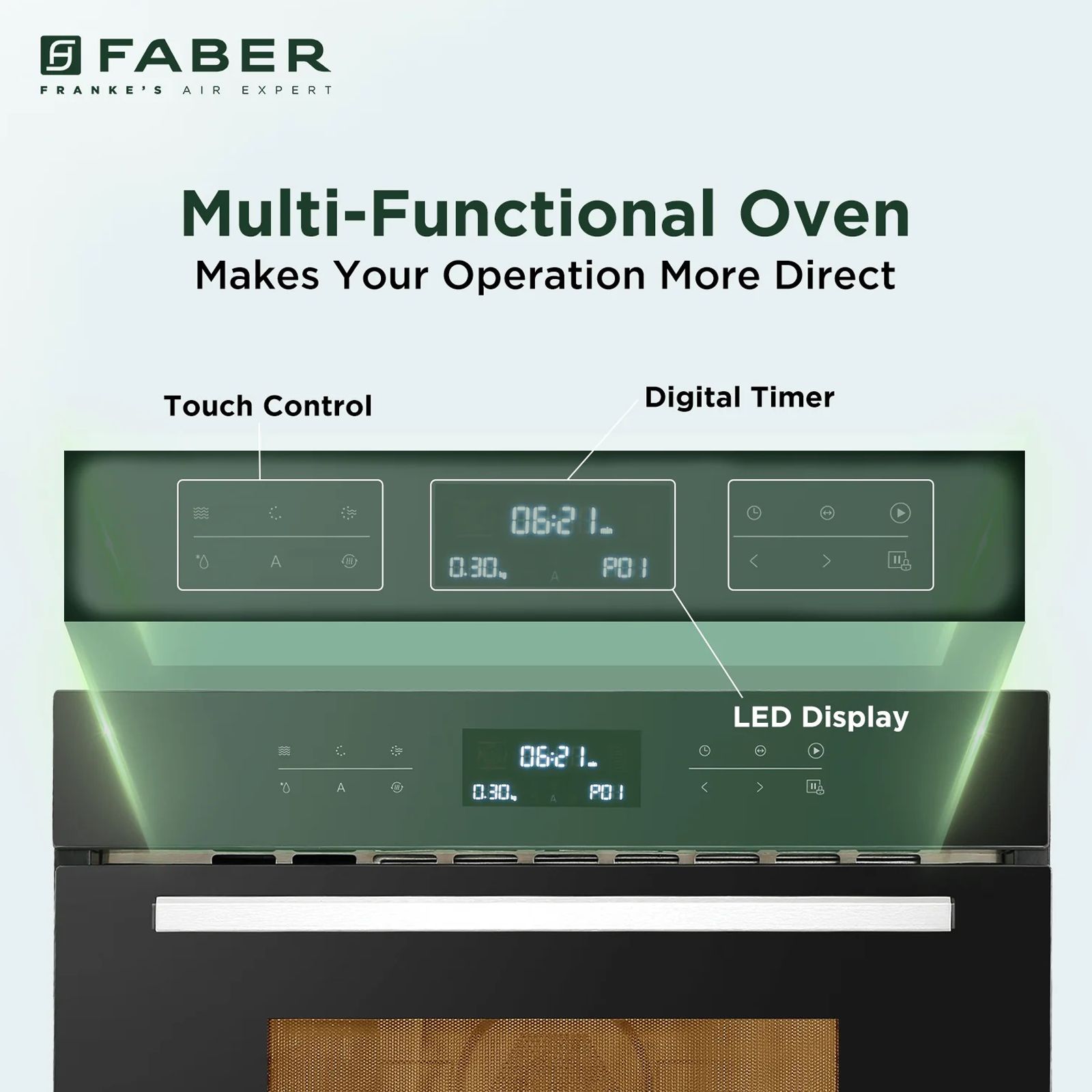 FABER FBIMWO 44L 60cm Built-in Microwave with 13 Autocook Menu (131.0617.250, Black)_9