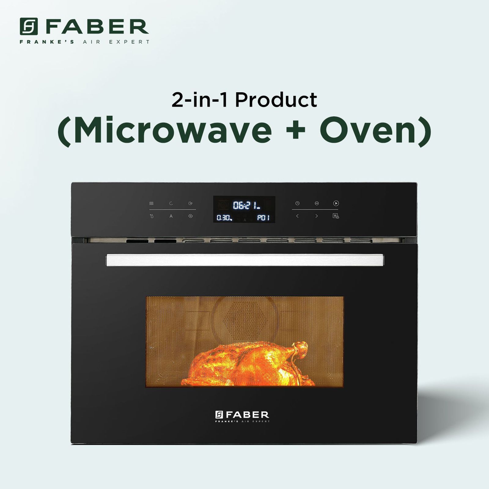 FABER FBIMWO 44L 60cm Built-in Microwave with 13 Autocook Menu (131.0617.250, Black)_12