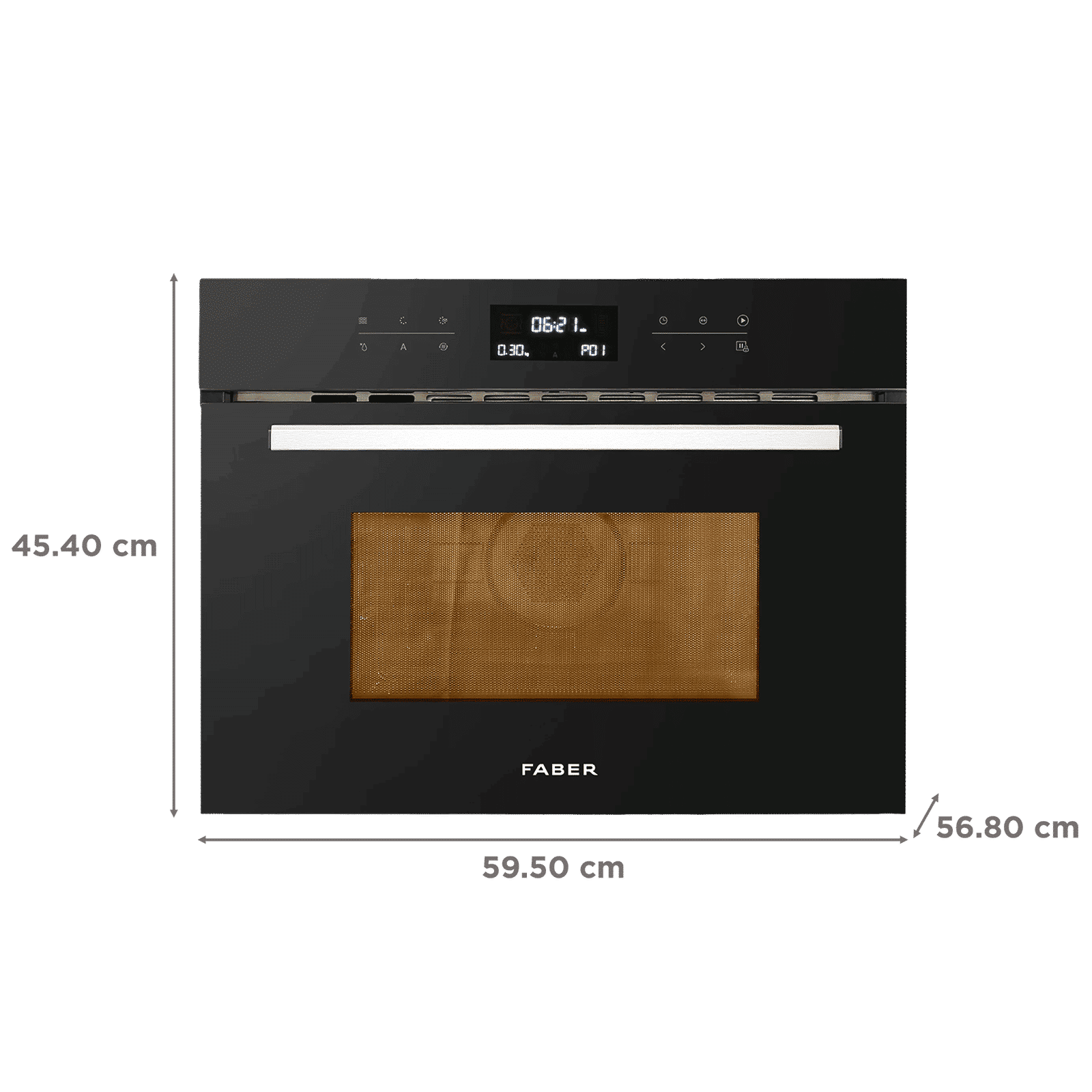 FABER FBIMWO 44L 60cm Built-in Microwave with 13 Autocook Menu (131.0617.250, Black)_2