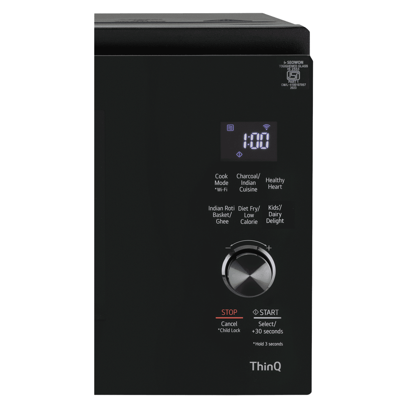 LG 32L Charcoal Convection Microwave Oven with Wi-Fi Support (MJEN326UHW, Black)_4