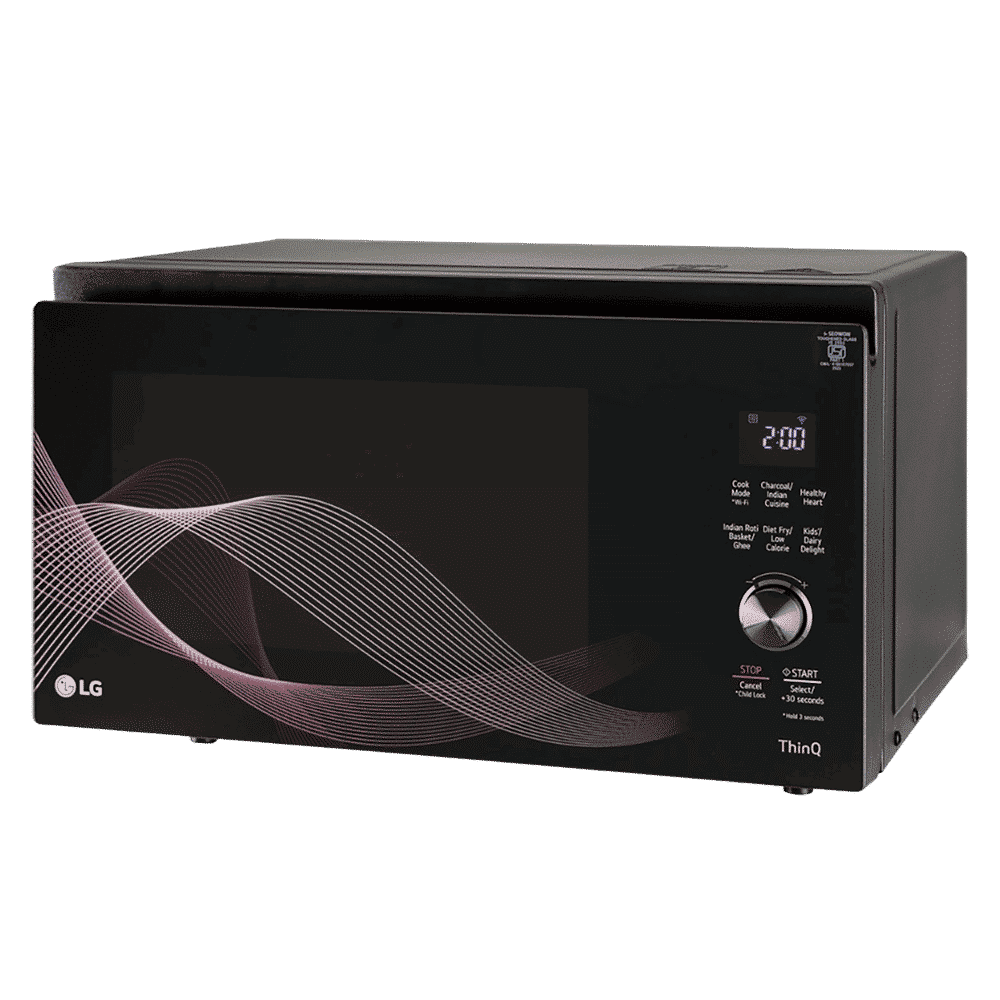 LG 32L Charcoal Convection Microwave Oven with Wi-Fi Support (MJEN326UHW, Black)_7
