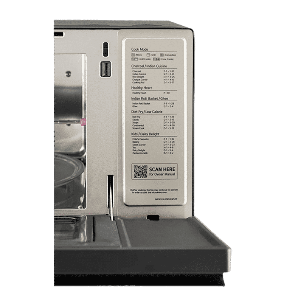 LG 32L Charcoal Convection Microwave Oven with Wi-Fi Support (MJEN326UHW, Black)_9