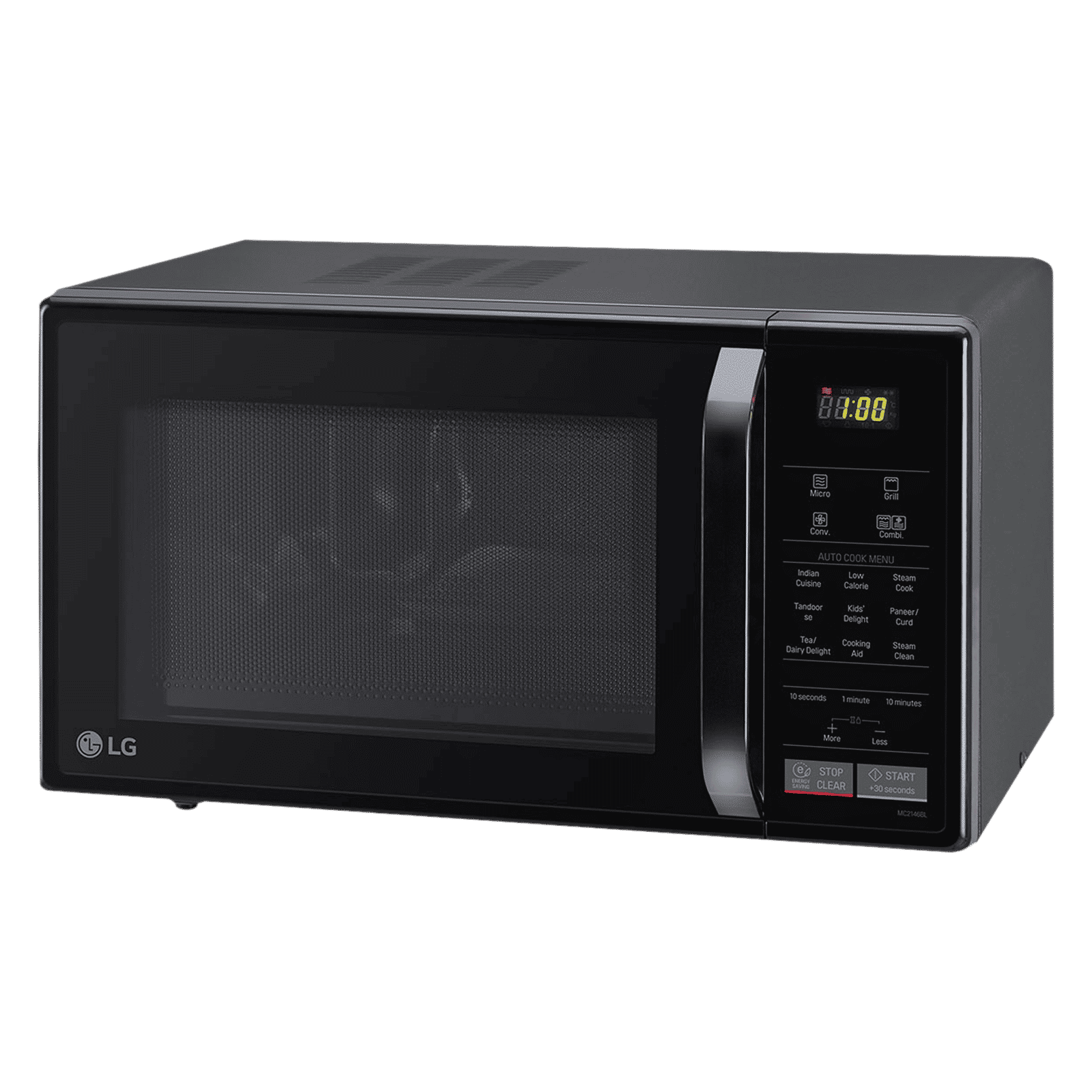 LG 21L Convection Microwave Oven with 151 Autocook Menu (MC2146BL, Black) LG 21L Convection Microwave Oven with 151 Autocook Menu (MC2146BL, Black)_9