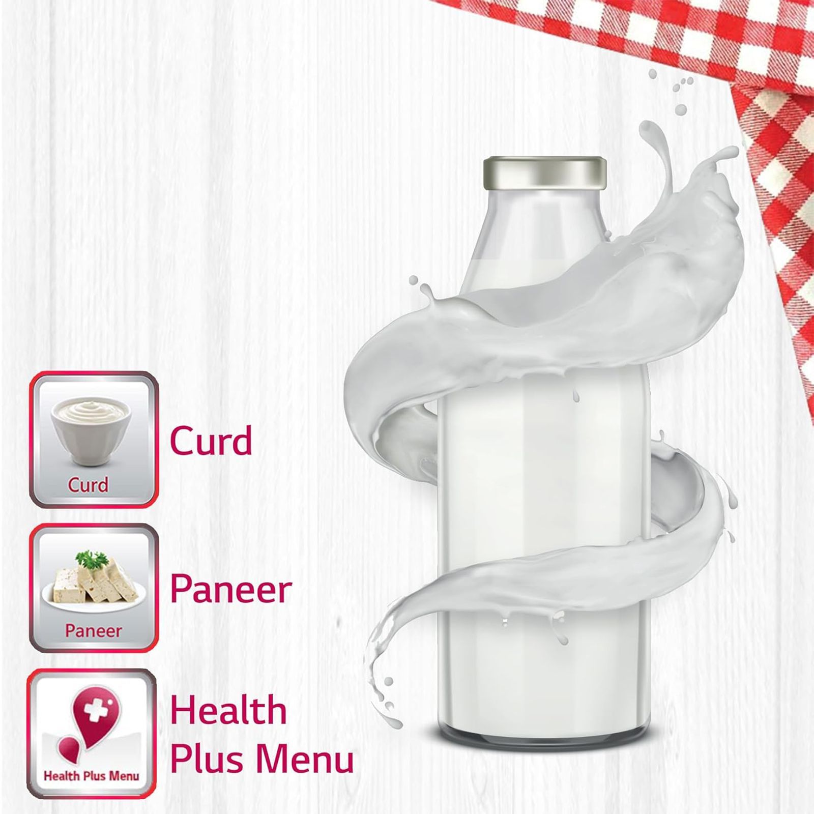 LG 21L Convection Microwave Oven with 151 Autocook Menu (MC2146BL, Black) LG 21L Convection Microwave Oven with 151 Autocook Menu (MC2146BL, Black)_14