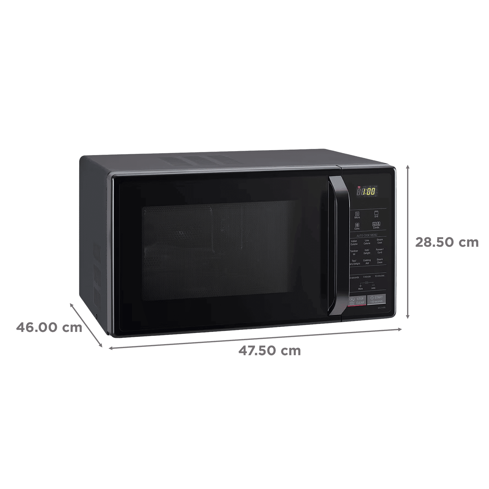 LG 21L Convection Microwave Oven with 151 Autocook Menu (MC2146BL, Black) LG 21L Convection Microwave Oven with 151 Autocook Menu (MC2146BL, Black)_2