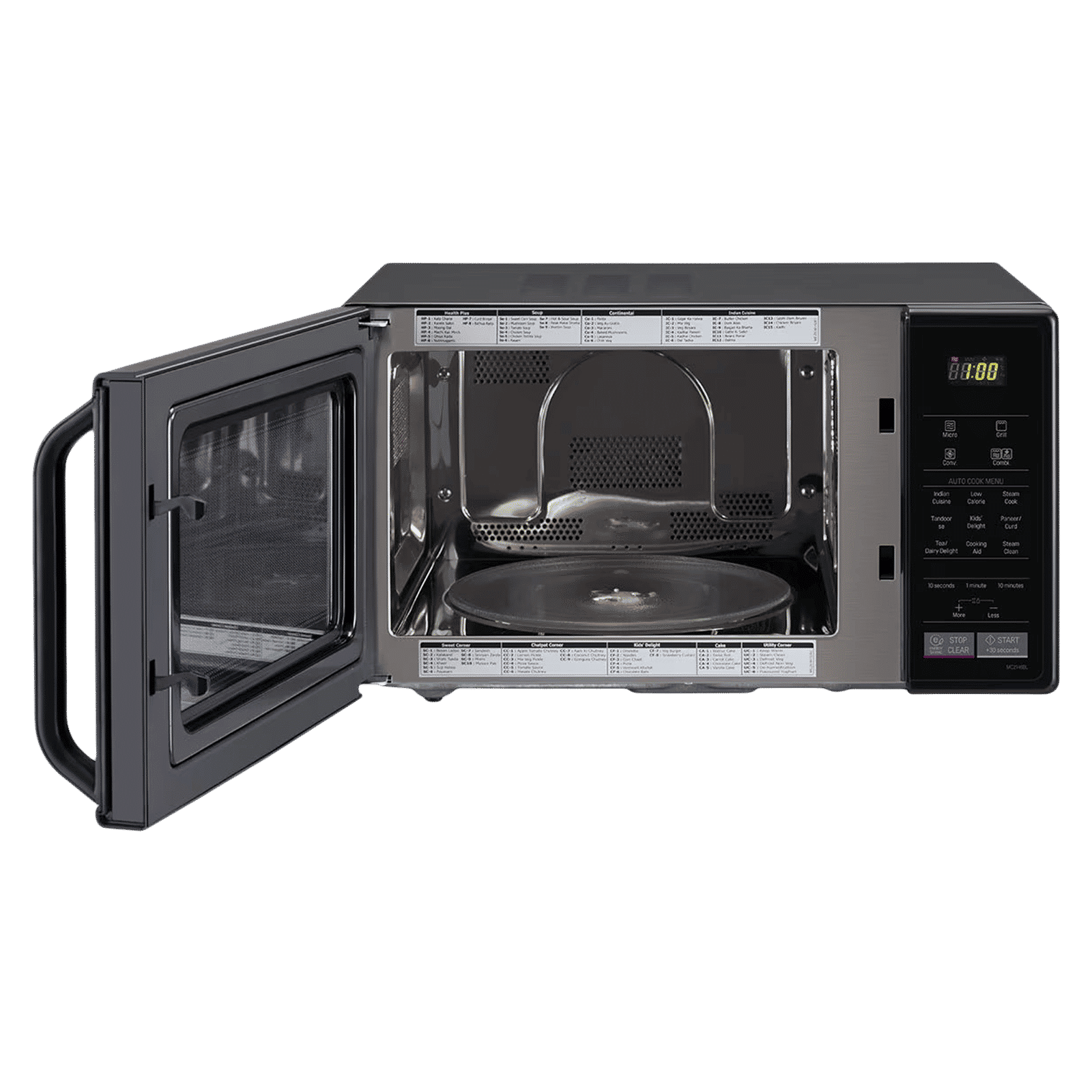 LG 21L Convection Microwave Oven with 151 Autocook Menu (MC2146BL, Black) LG 21L Convection Microwave Oven with 151 Autocook Menu (MC2146BL, Black)_5