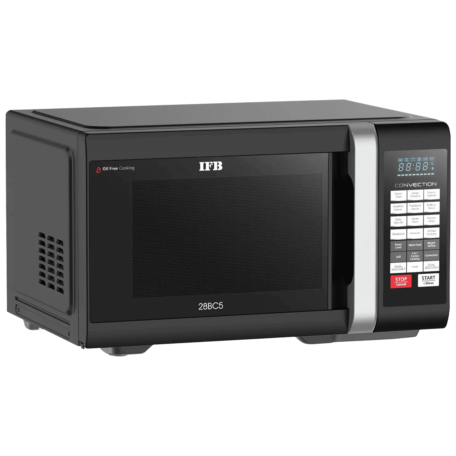 IFB 28L Convection Microwave Oven with 300 Auto Cook Menus (28BC5, Black)_6