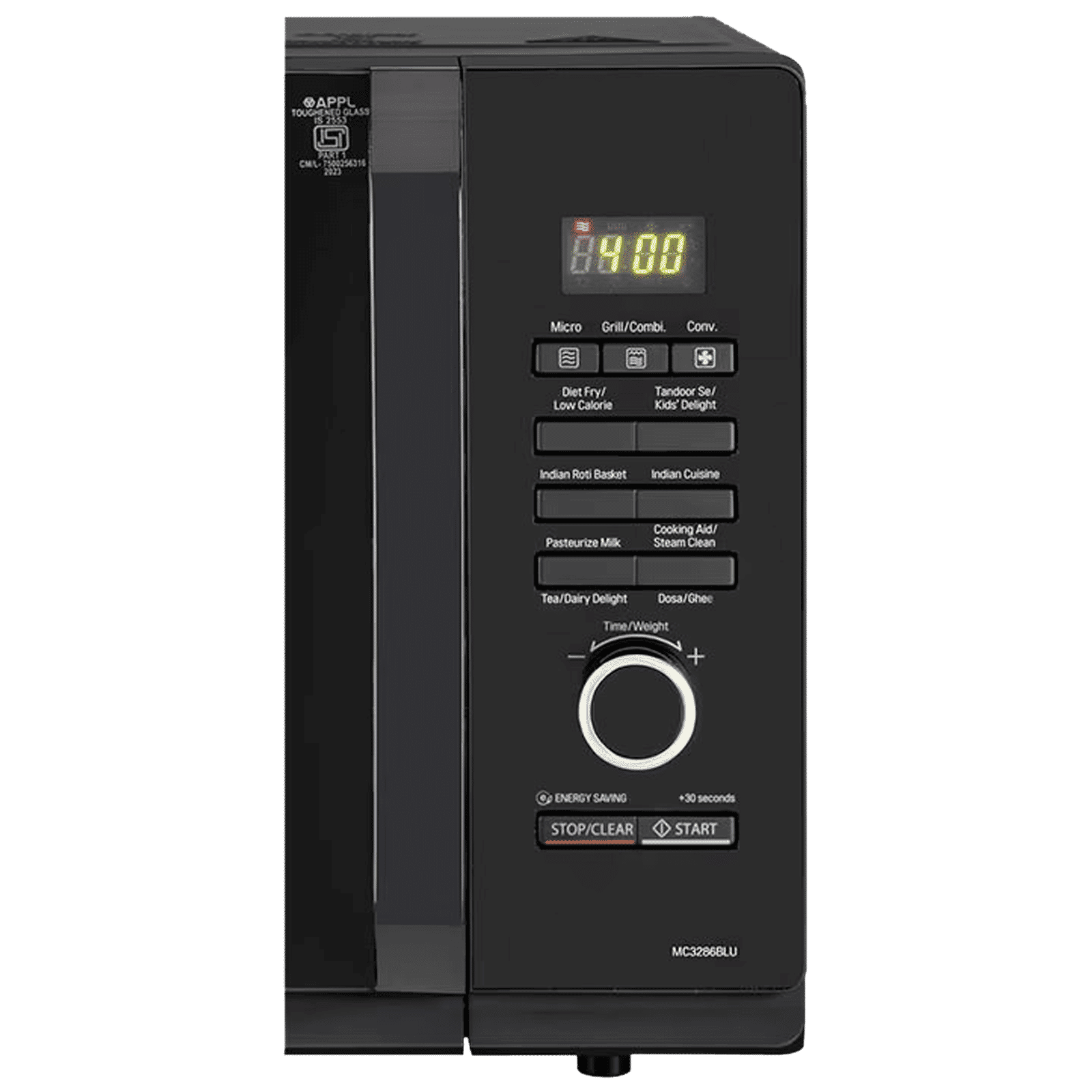 LG 32L Convection Microwave Oven with Diet Fry (MC3286BLU, Black) LG 32L Convection Microwave Oven with Diet Fry (MC3286BLU, Black)_4