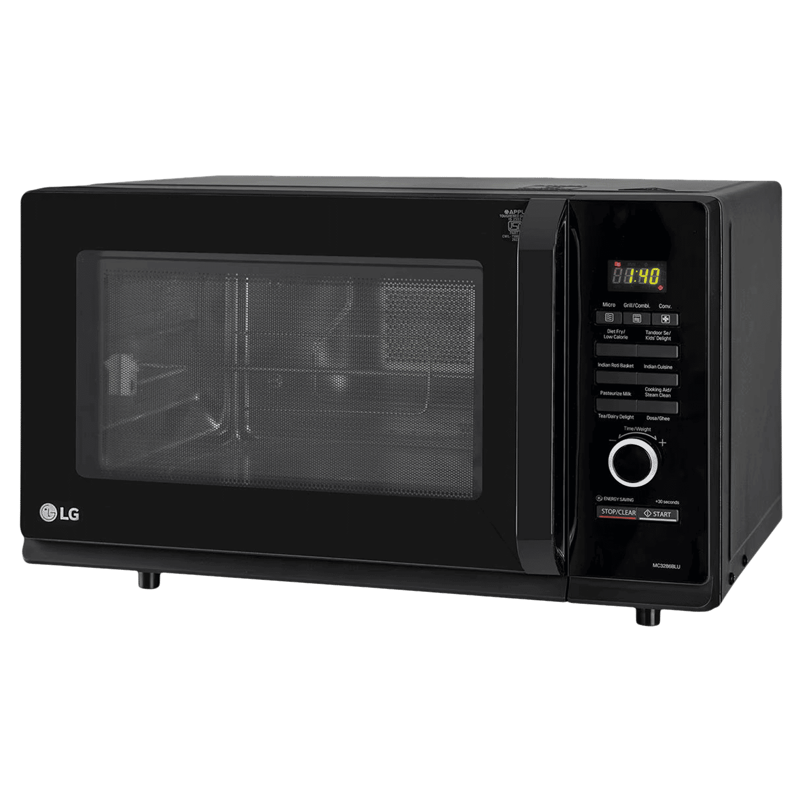 LG 32L Convection Microwave Oven with Diet Fry (MC3286BLU, Black) LG 32L Convection Microwave Oven with Diet Fry (MC3286BLU, Black)_7