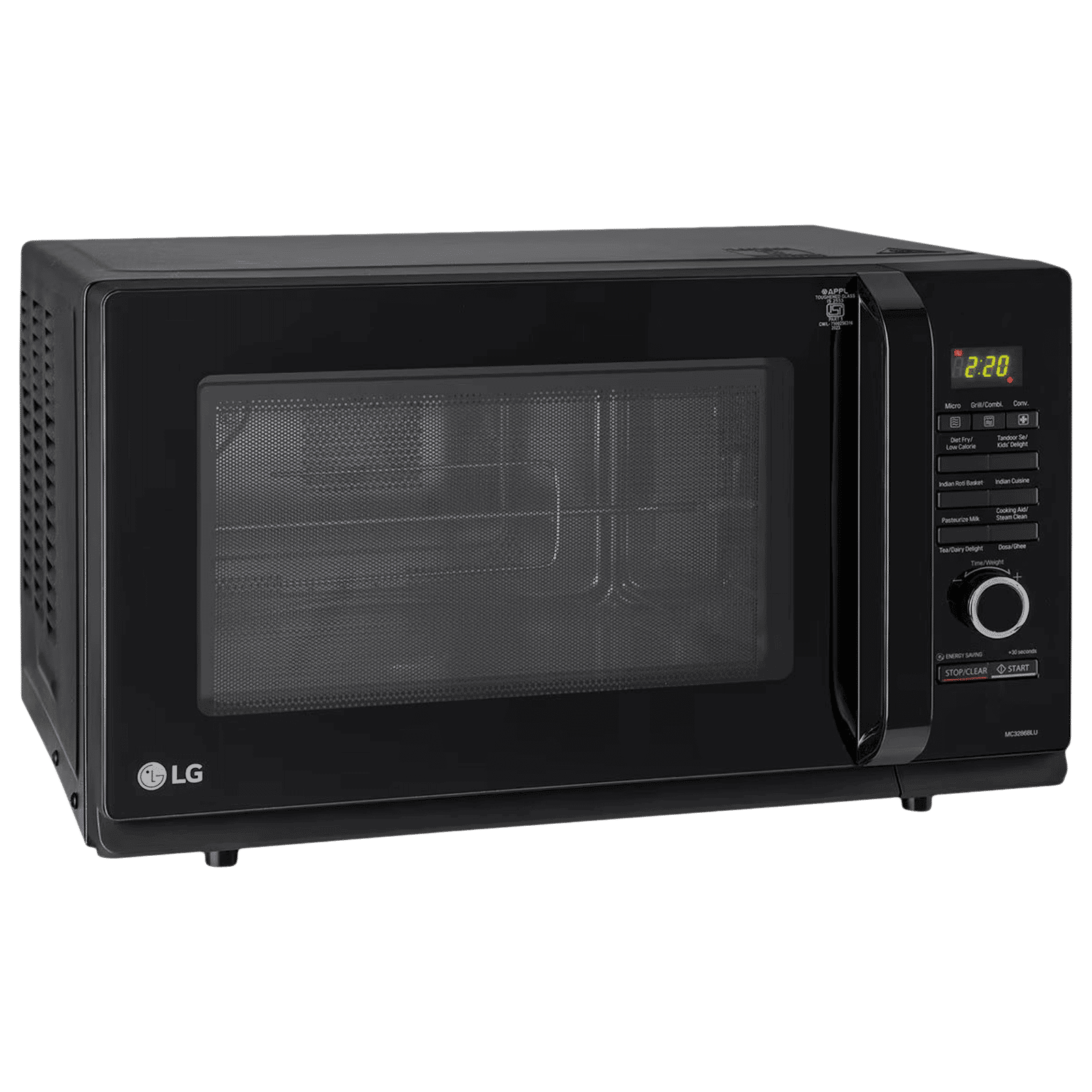 LG 32L Convection Microwave Oven with Diet Fry (MC3286BLU, Black) LG 32L Convection Microwave Oven with Diet Fry (MC3286BLU, Black)_10