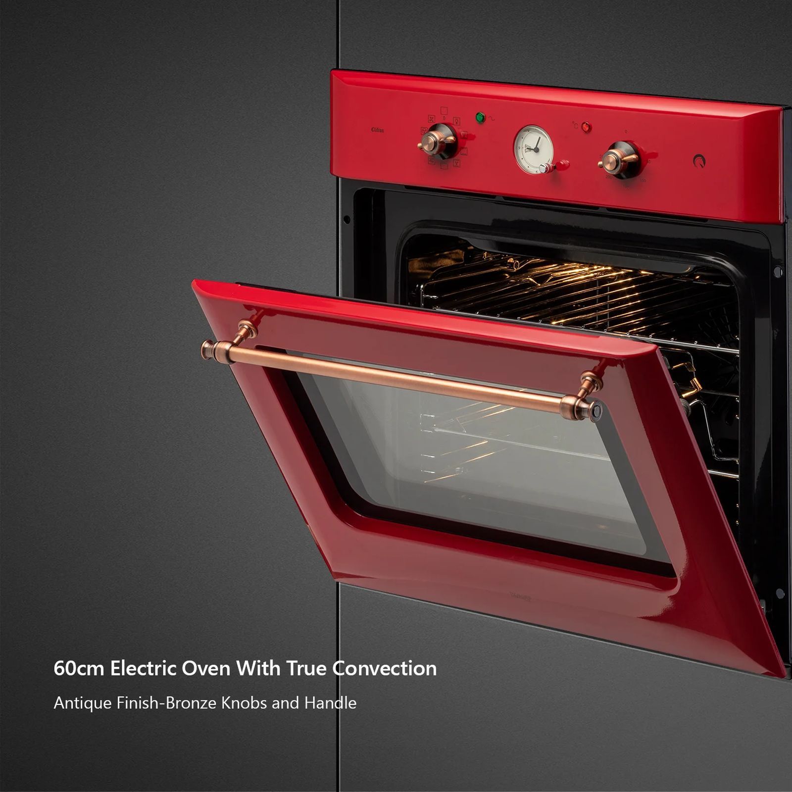 KAFF 60L 60cm Built-in Microwave with True Convection (CLOV6RD, Red) KAFF 60L 60cm Built-in Microwave with True Convection (CLOV6RD, Red)_7