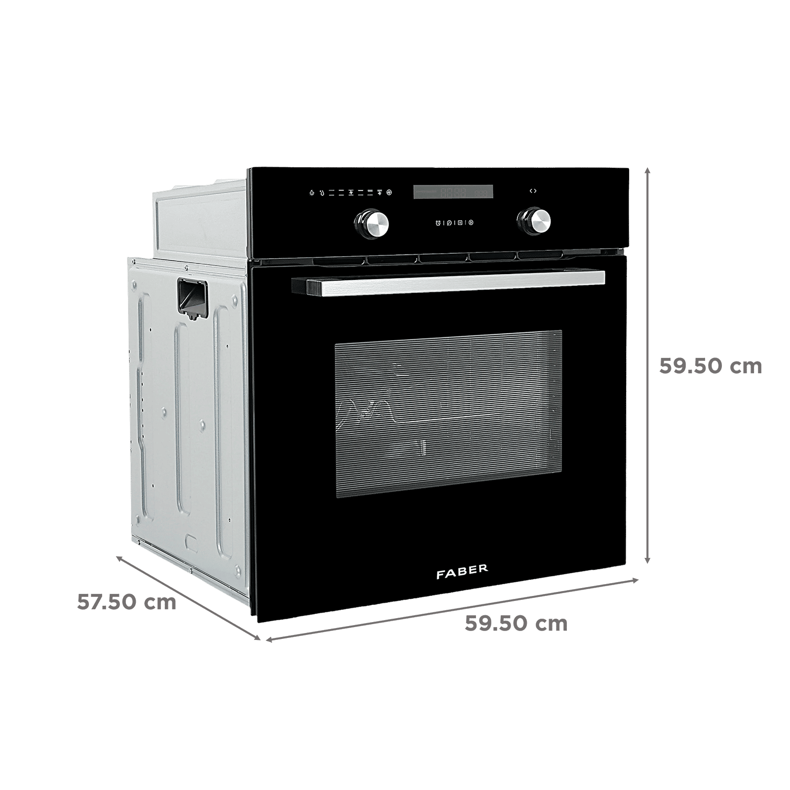 FABER FBIO 82L 10F BK 82L 60cm Convection Microwave with 3D Hot Air Circulation System (131.0617.491, Black)_2