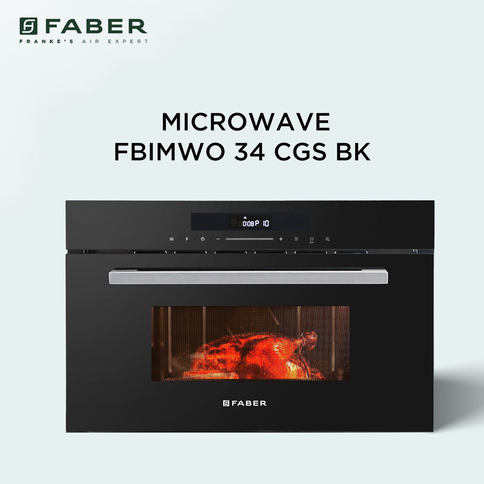 FABER FBIMWO 34 CGS BK 34L 60cm Convection Microwave with 10 Auto Cook Menus (131.0697.115, Black) FABER FBIMWO 34 CGS BK 34L 60cm Convection Microwave with 10 Auto Cook Menus (131.0697.115, Black)_11