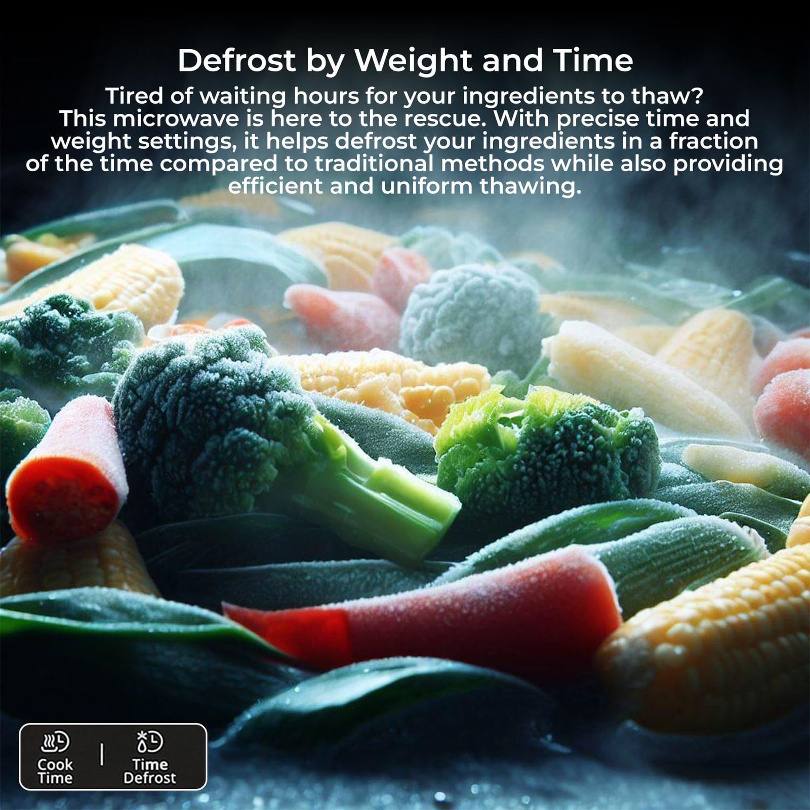 SHARP Kamando-C27 27L Convection Microwave Oven with Healthy Fry (R-827KN-K, Black)_5