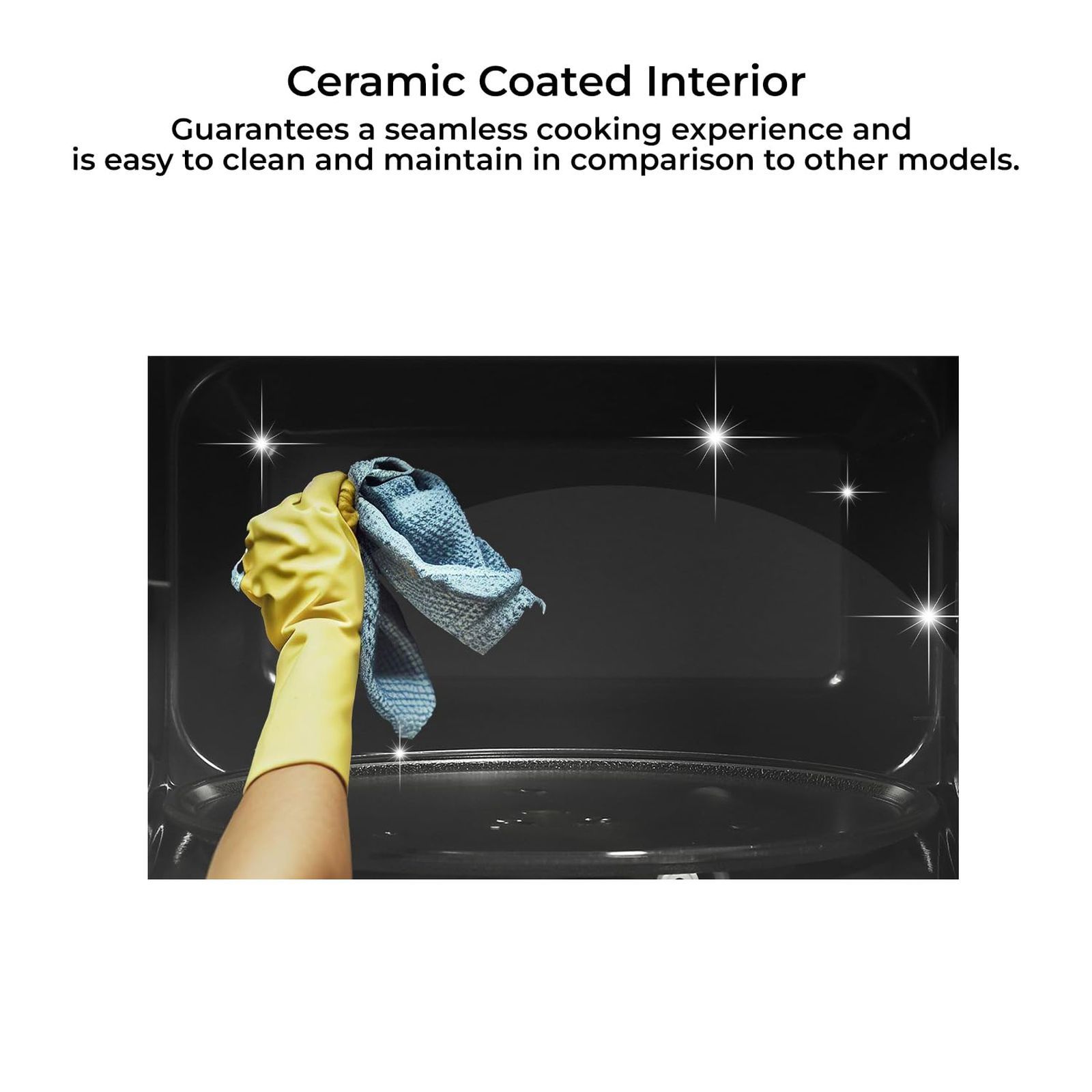 SHARP Hikari-G25 25L Grill Microwave Oven with Quick Start (R-625KN-K/W, Black & White) SHARP Hikari-G25 25L Grill Microwave Oven with Quick Start (R-625KN-K/W, Black & White)_9