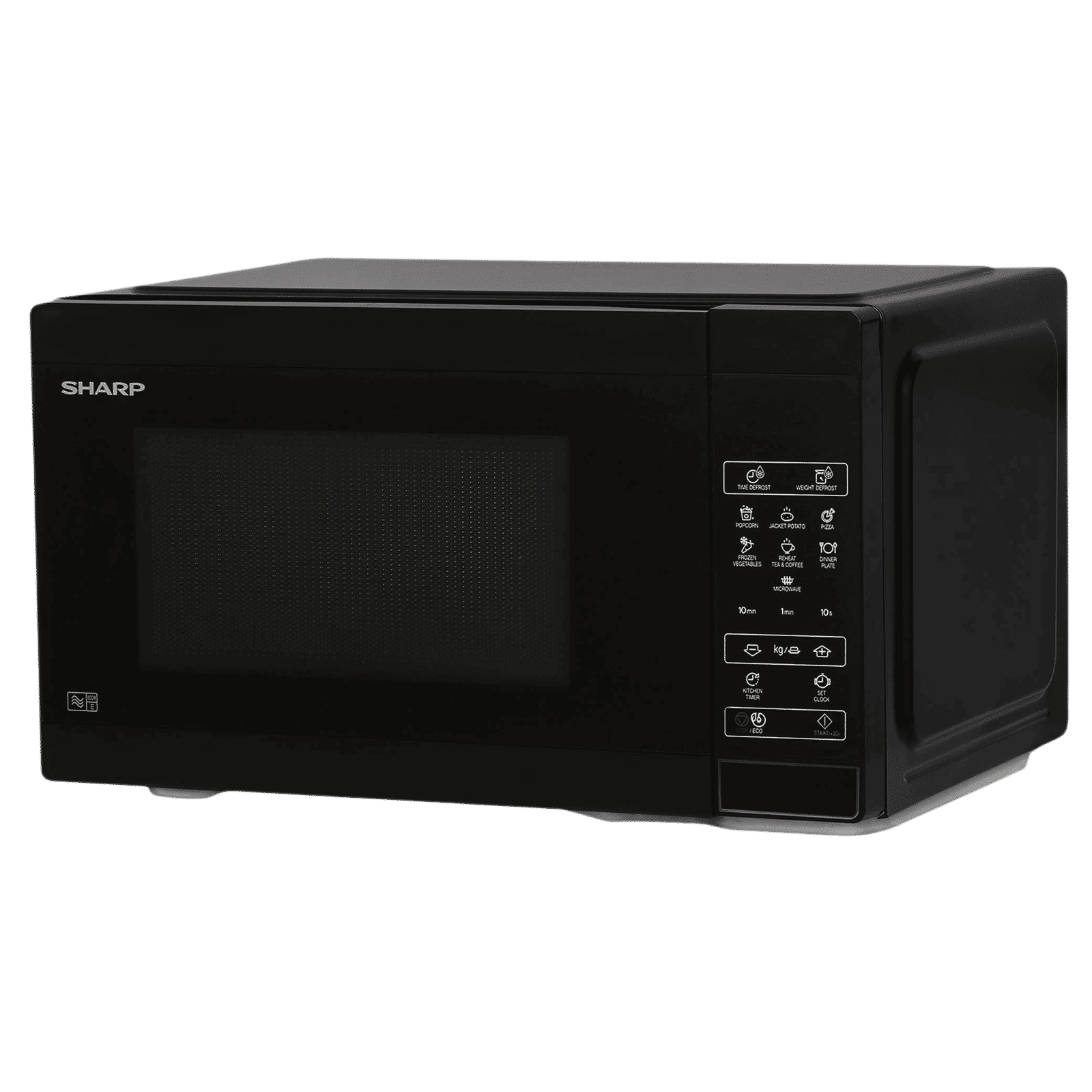 SHARP Sakura-S20 20L Solo Microwave Oven with Quick Start (R-220KN-K, Black) SHARP Sakura-S20 20L Solo Microwave Oven with Quick Start (R-220KN-K, Black)_4