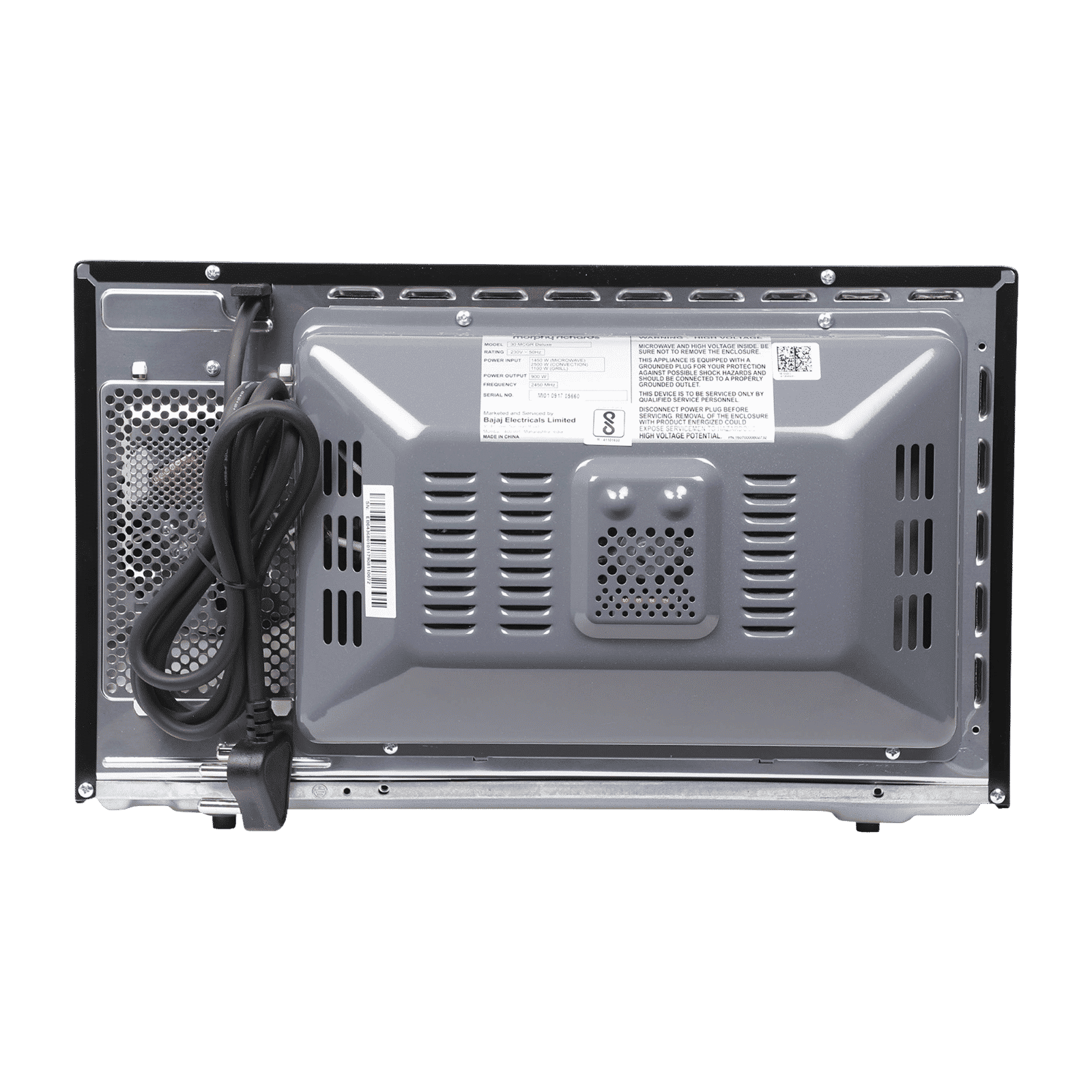 morphy richards 30MCGR Deluxe 30L Convection Microwave Oven with Motorised Rotisserie(Black)_6