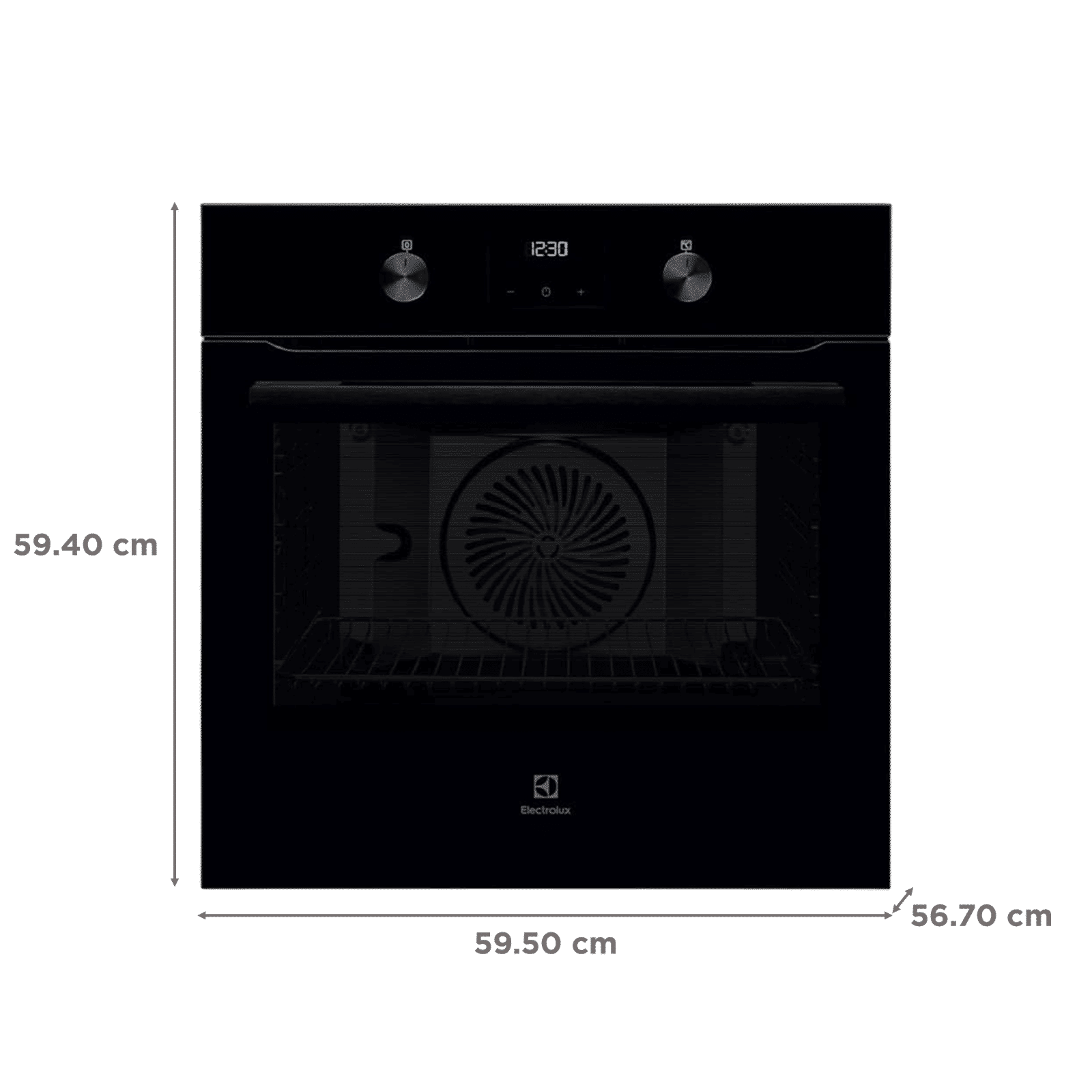 Electrolux Ultimate Taste 500 72L 60cm Built-in Microwave with Pizza Program Technology (KOIGH00KA2, Black)_2