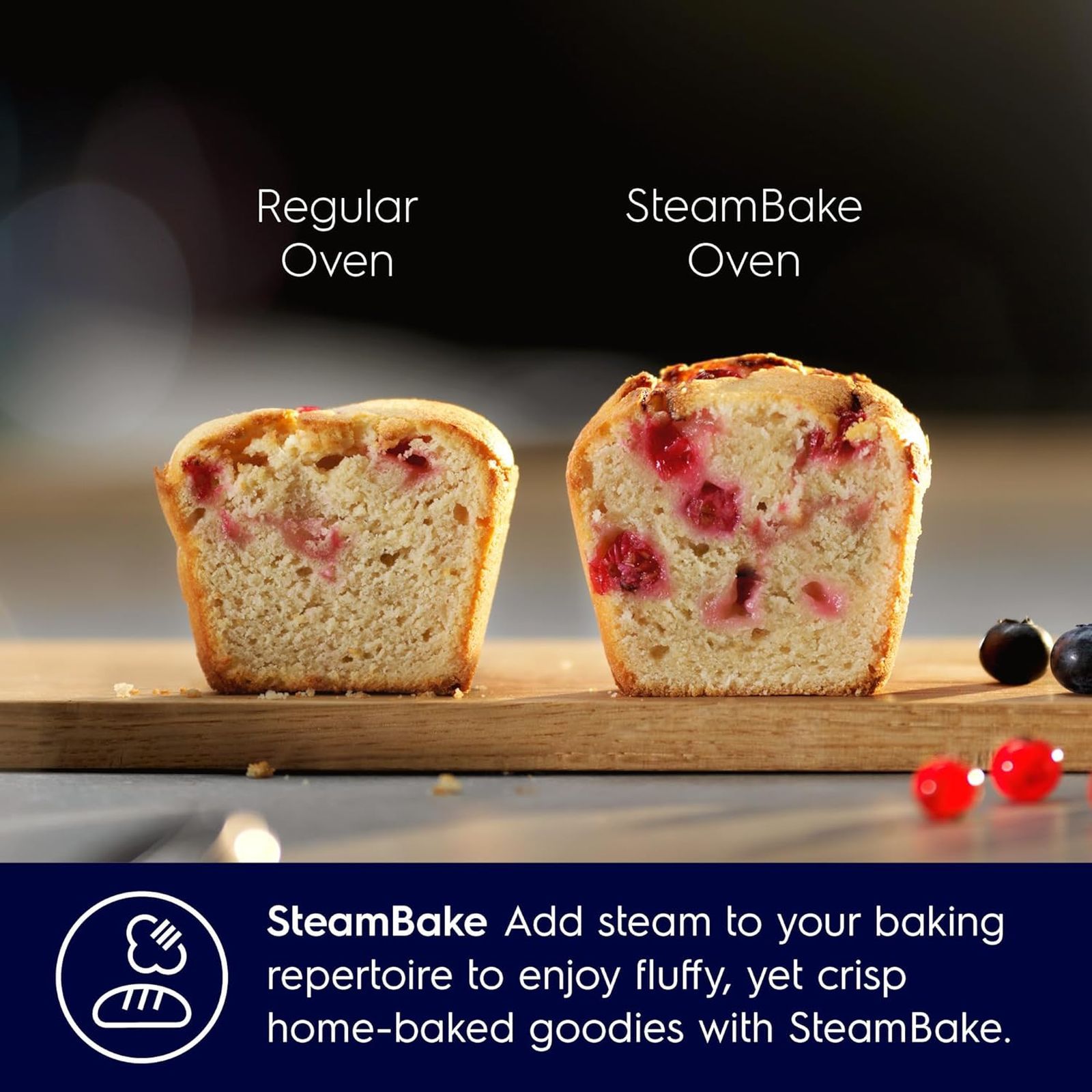 Electrolux Ultimate Taste 500 72L 60cm Built-in Microwave with SteamBake Technology (KODDP71XA, Black) Electrolux Ultimate Taste 500 72L 60cm Built-in Microwave with SteamBake Technology (KODDP71XA, Black)_6