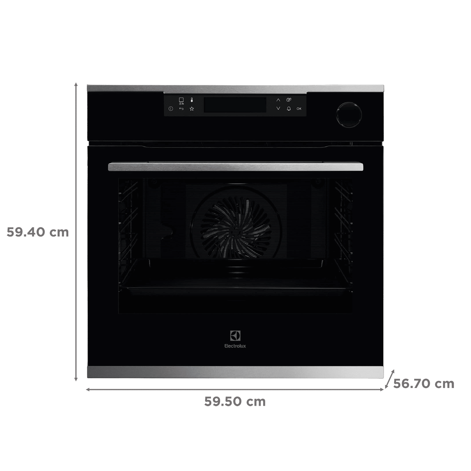 Electrolux UltimateTaste 700 72L 60cm Built-in Microwave with LCD Screen Functions (KOCBP21XA, Black)_2