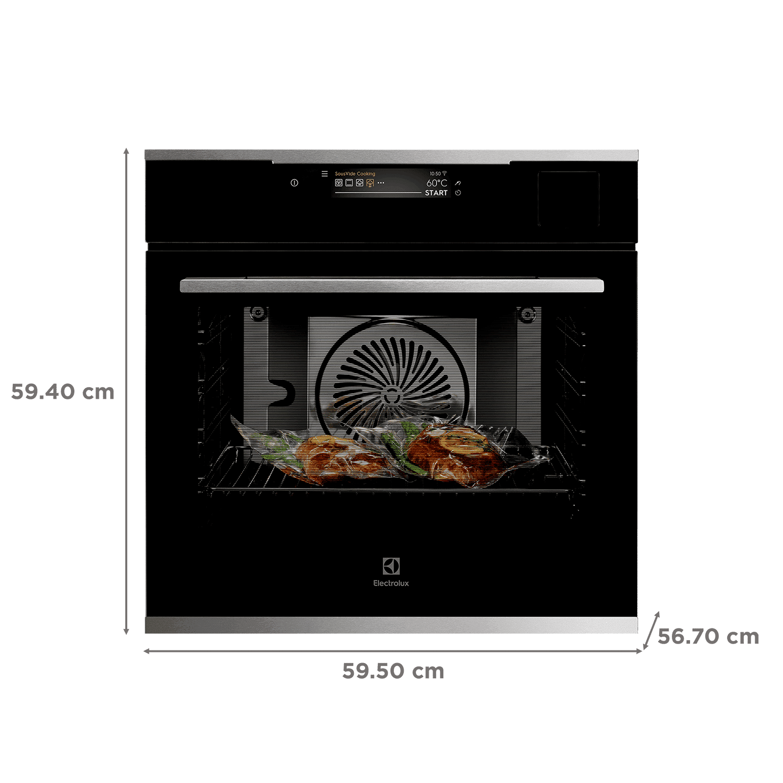 Electrolux Ultimate Taste 900 70L 60cm Built-in Microwave with SteamPro Technology (KOAAS31X, Black)_2